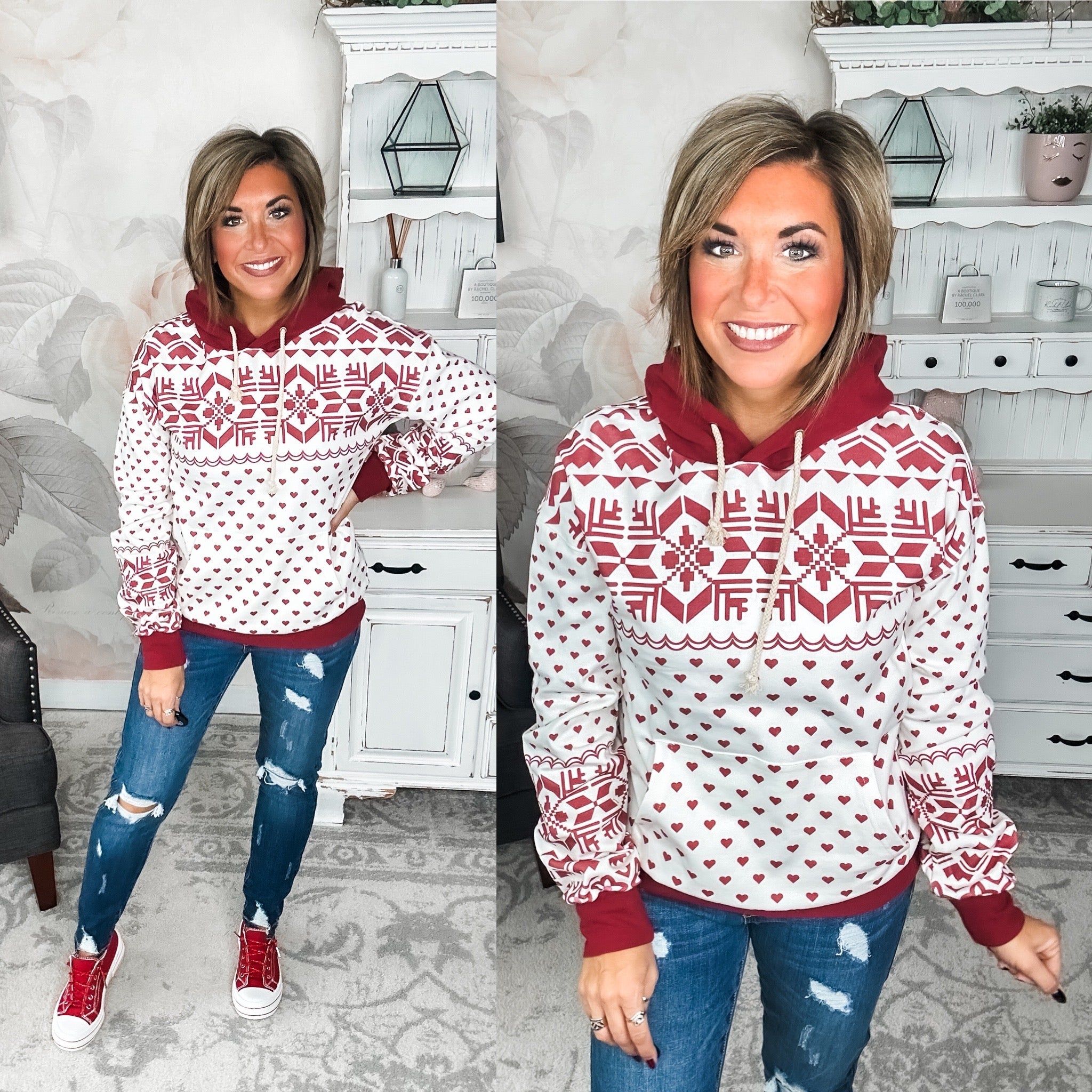 Ampersand Avenue University Hoodie - Home For The Holidays