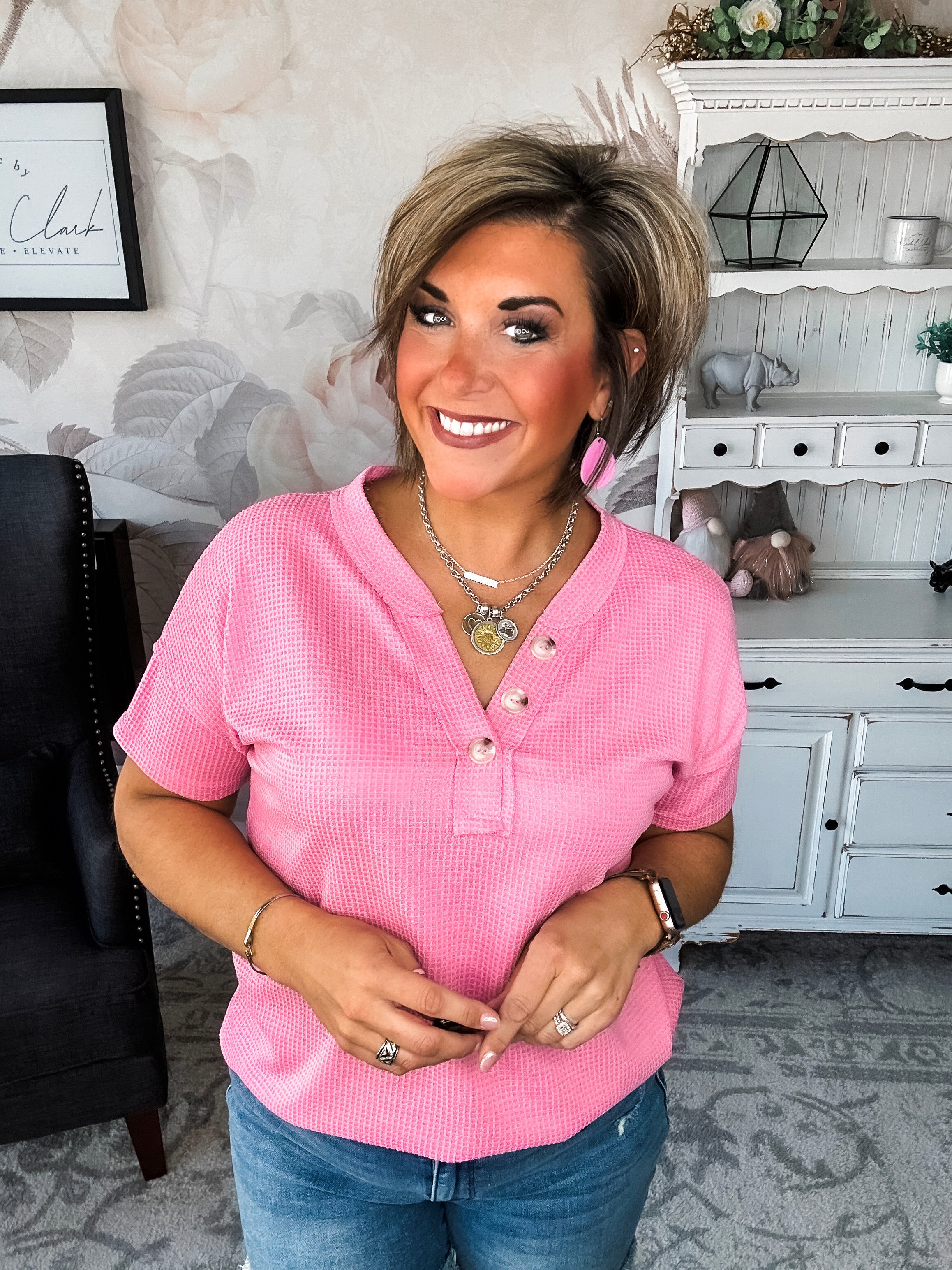 Beautiful Story Top - Blossom Pink