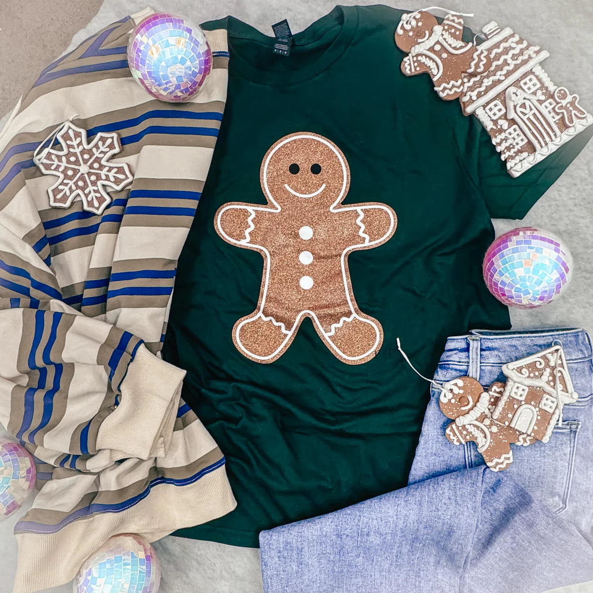 Glitter Gingy Graphic Tee