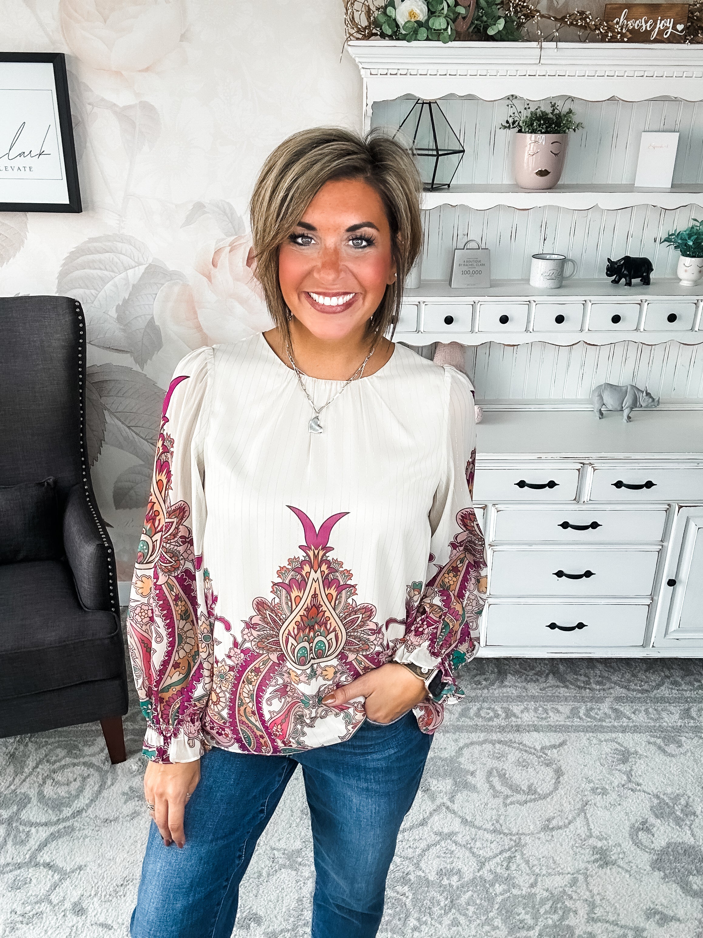 Stop Time Blouse