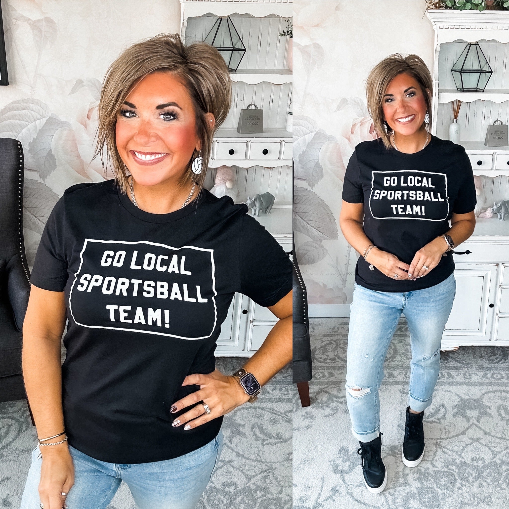 Go Local Sportsball Team Graphic Tee