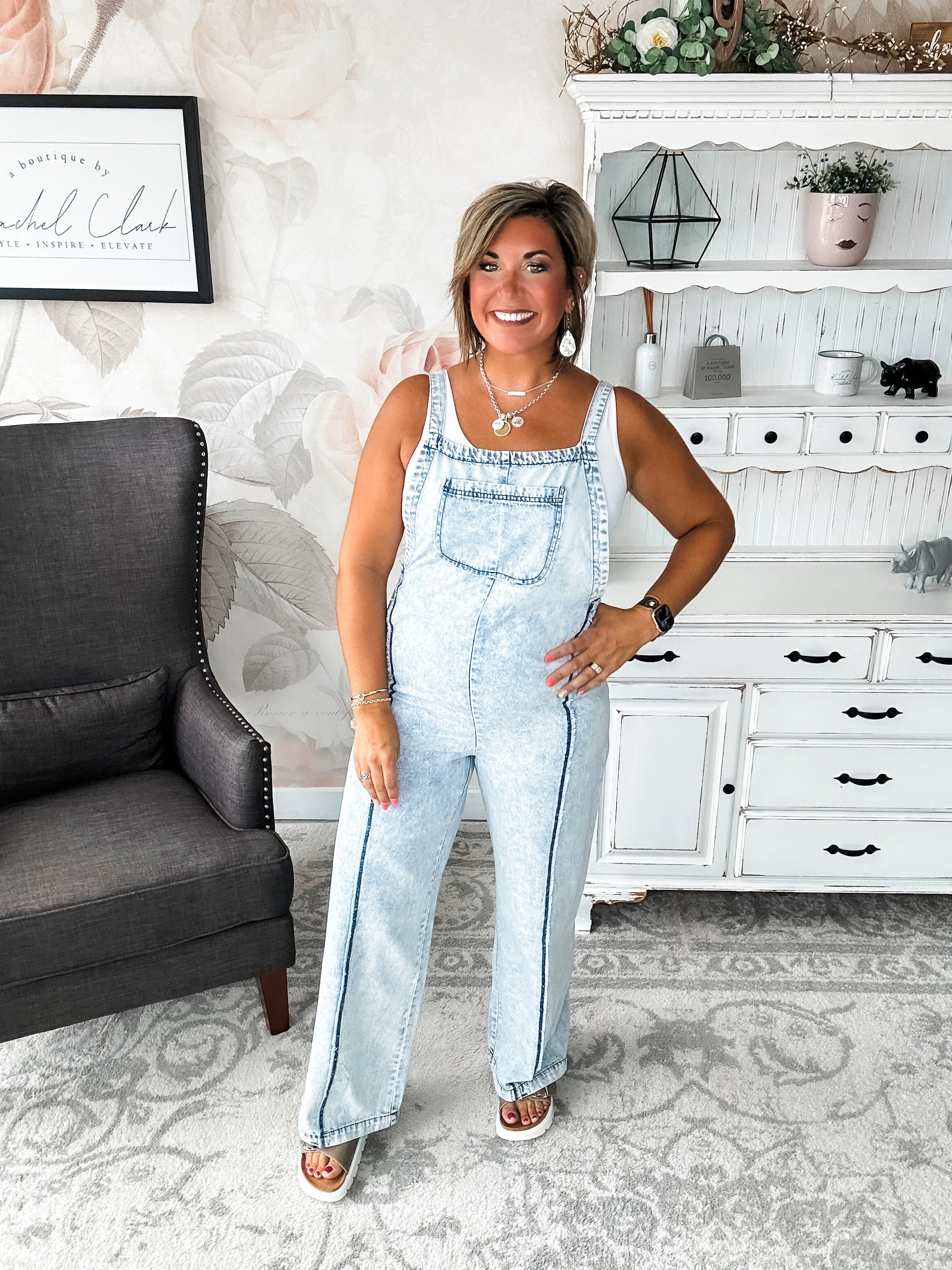 Repeat The Past Denim Jumpsuit Overalls