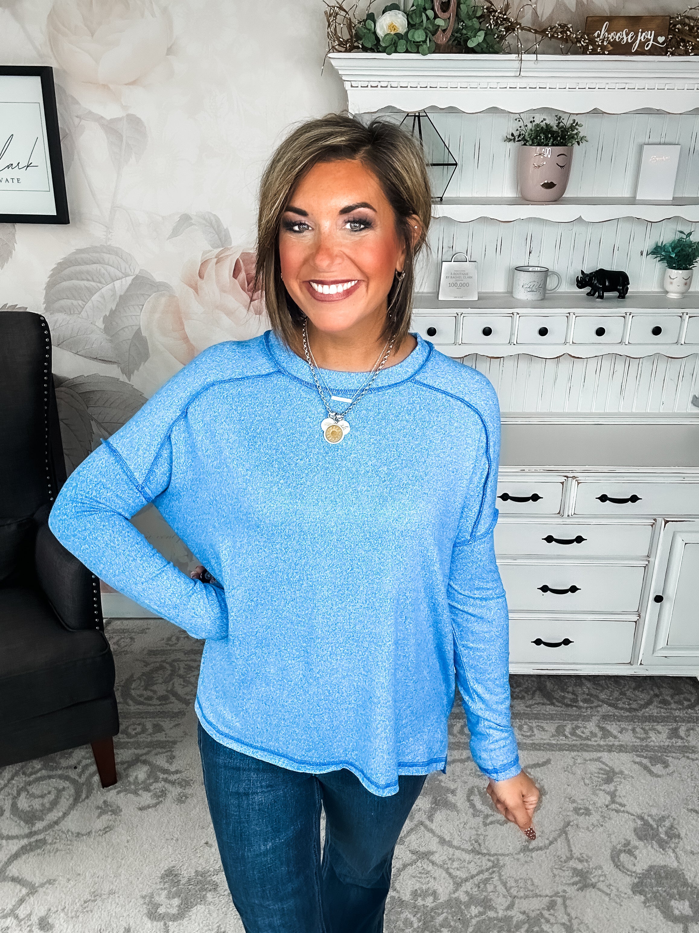Midnight Mover Pullover - Ocean Blue