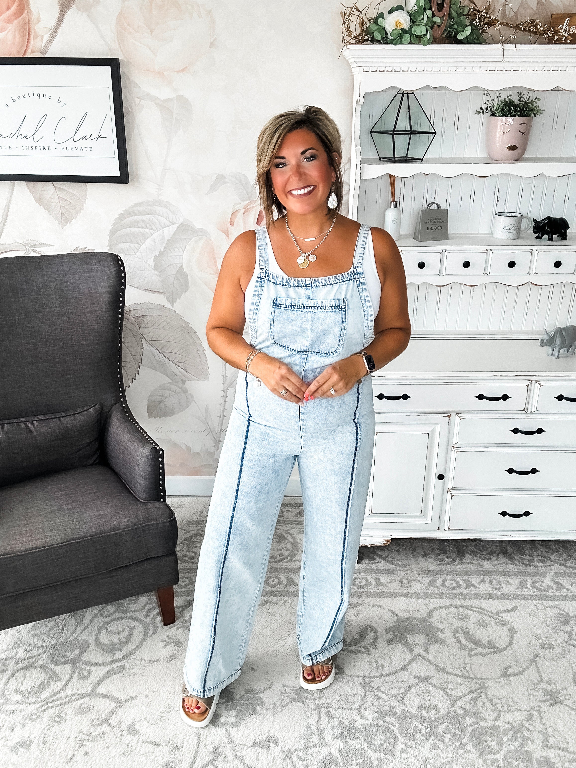 Repeat The Past Denim Jumpsuit Overalls