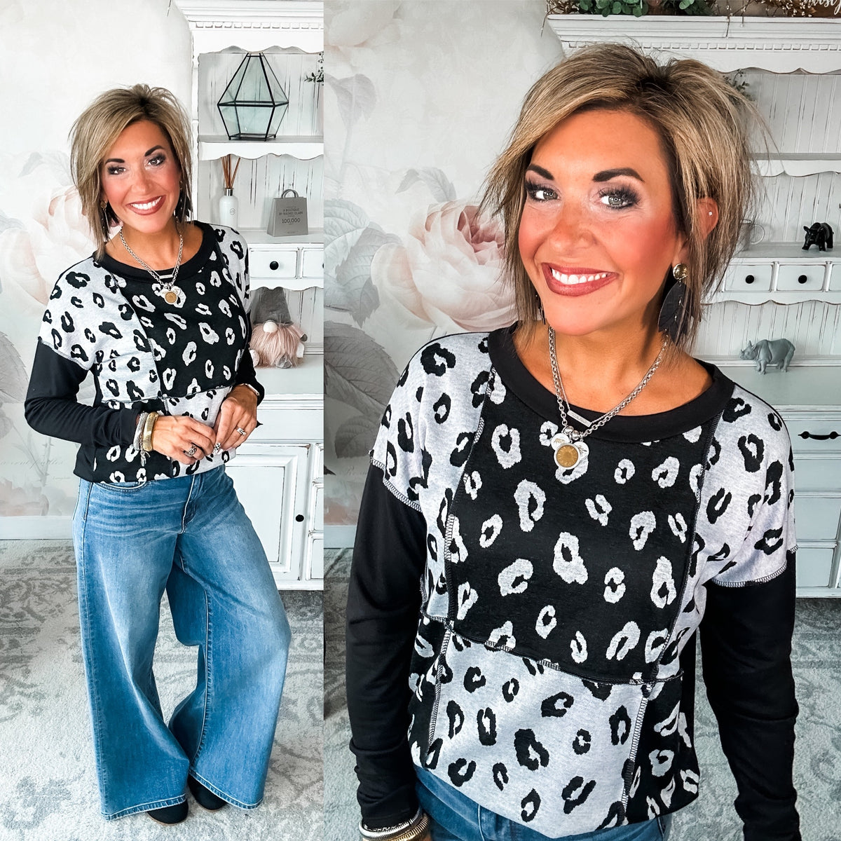 Out Of My Mind Knit Top