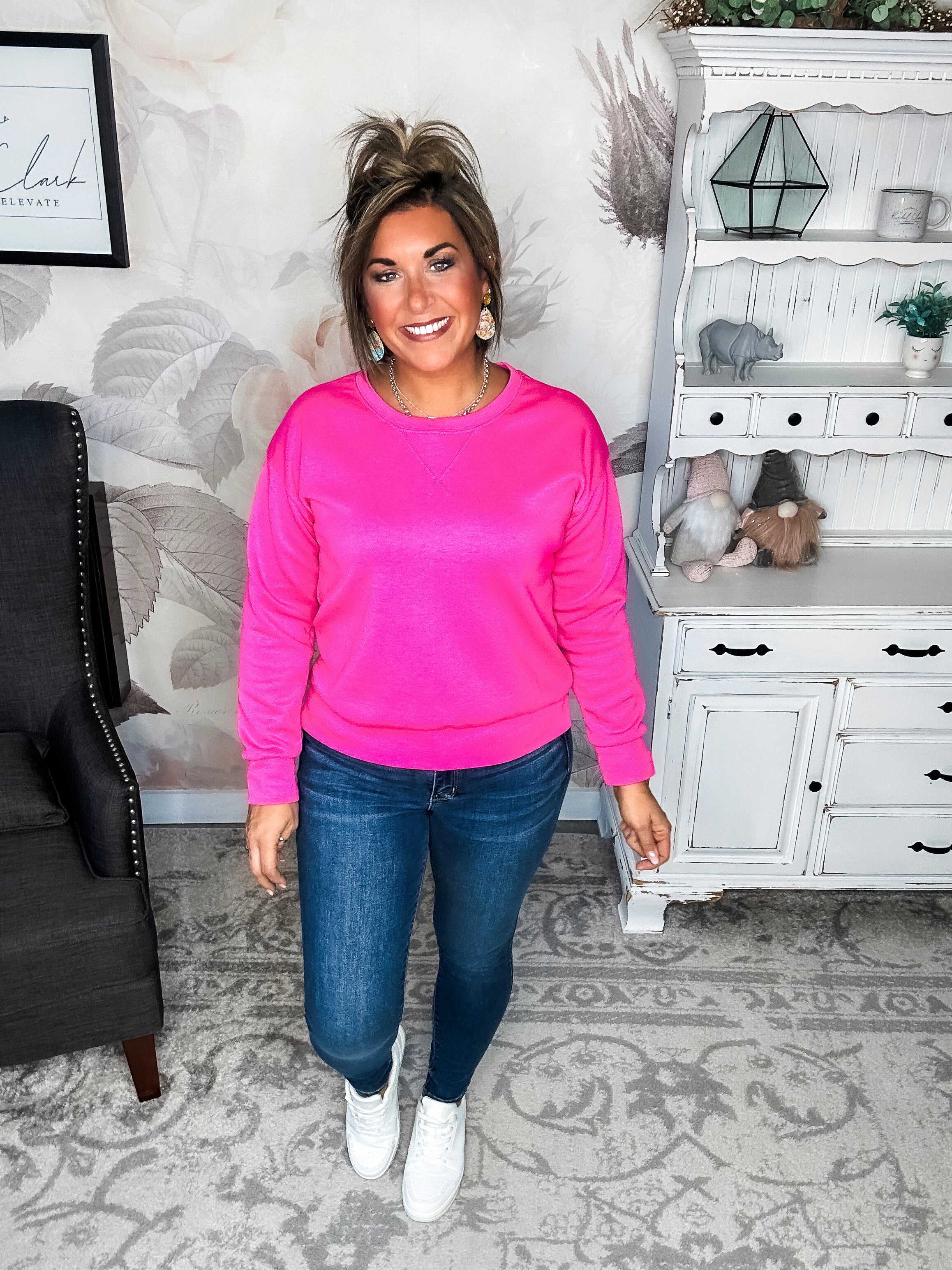 Classy On The Weekend Set - Hot Pink