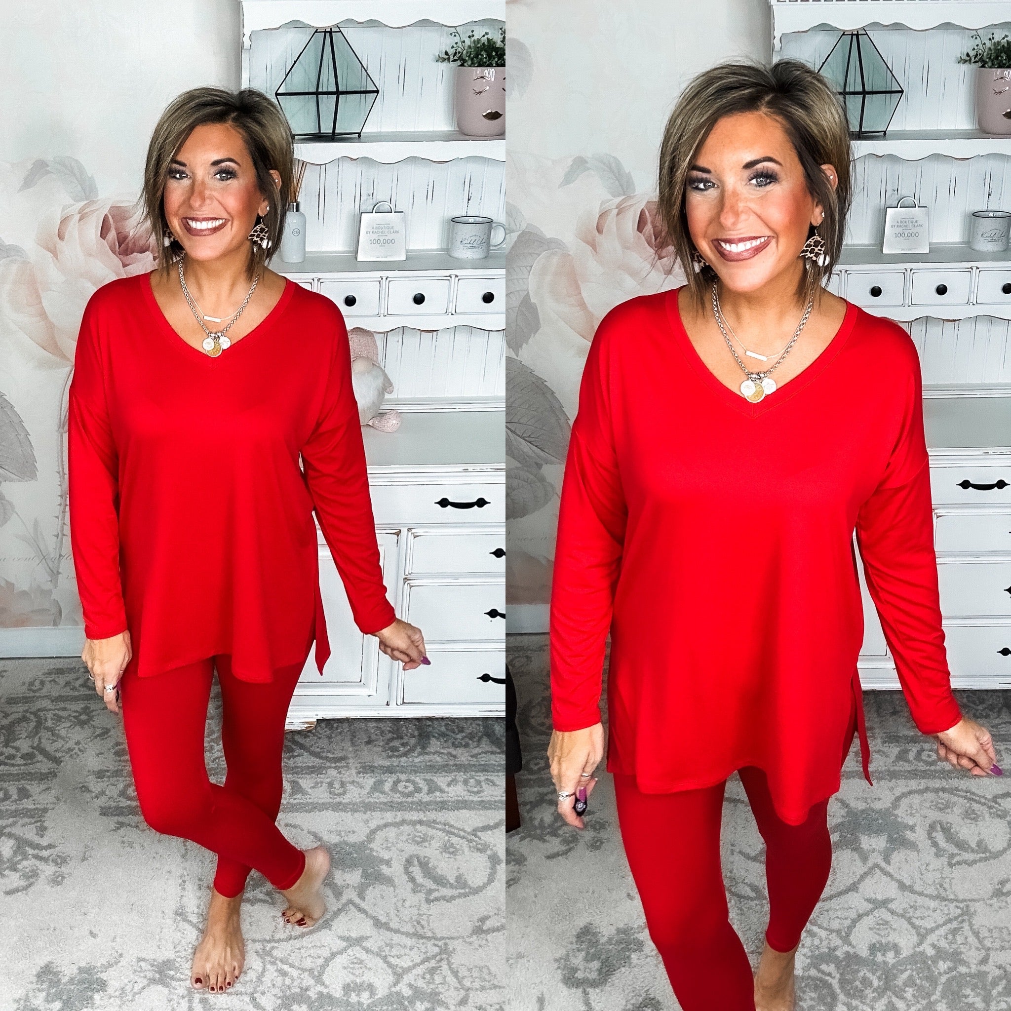 You Can't Resist This Lounge Set - Ruby