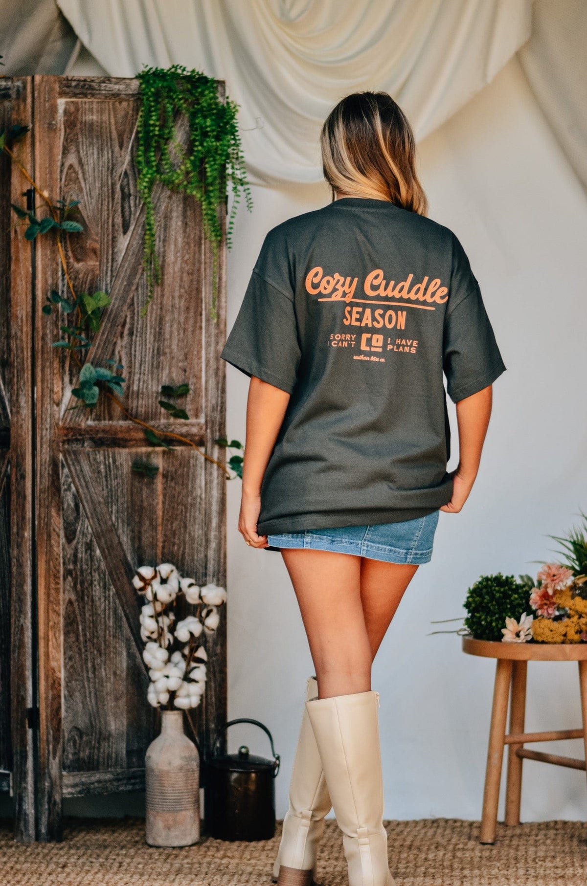 Cozy Cuddle Season Mock Tee *ONLINE EXCLUSIVE*
