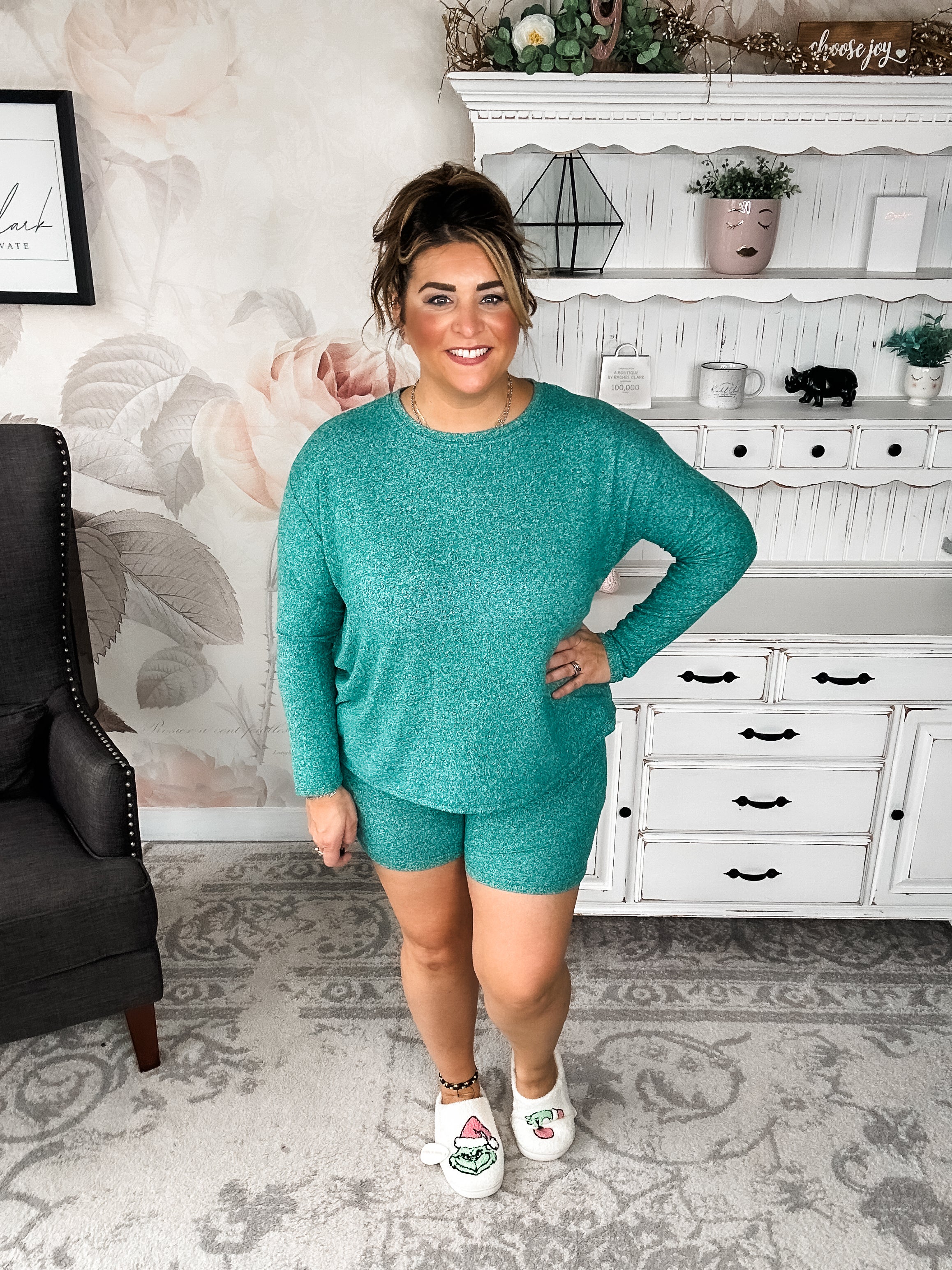 BLACK FRIDAY EXCLUSIVE - Twilight Traveler Lounge Set - Dark Green