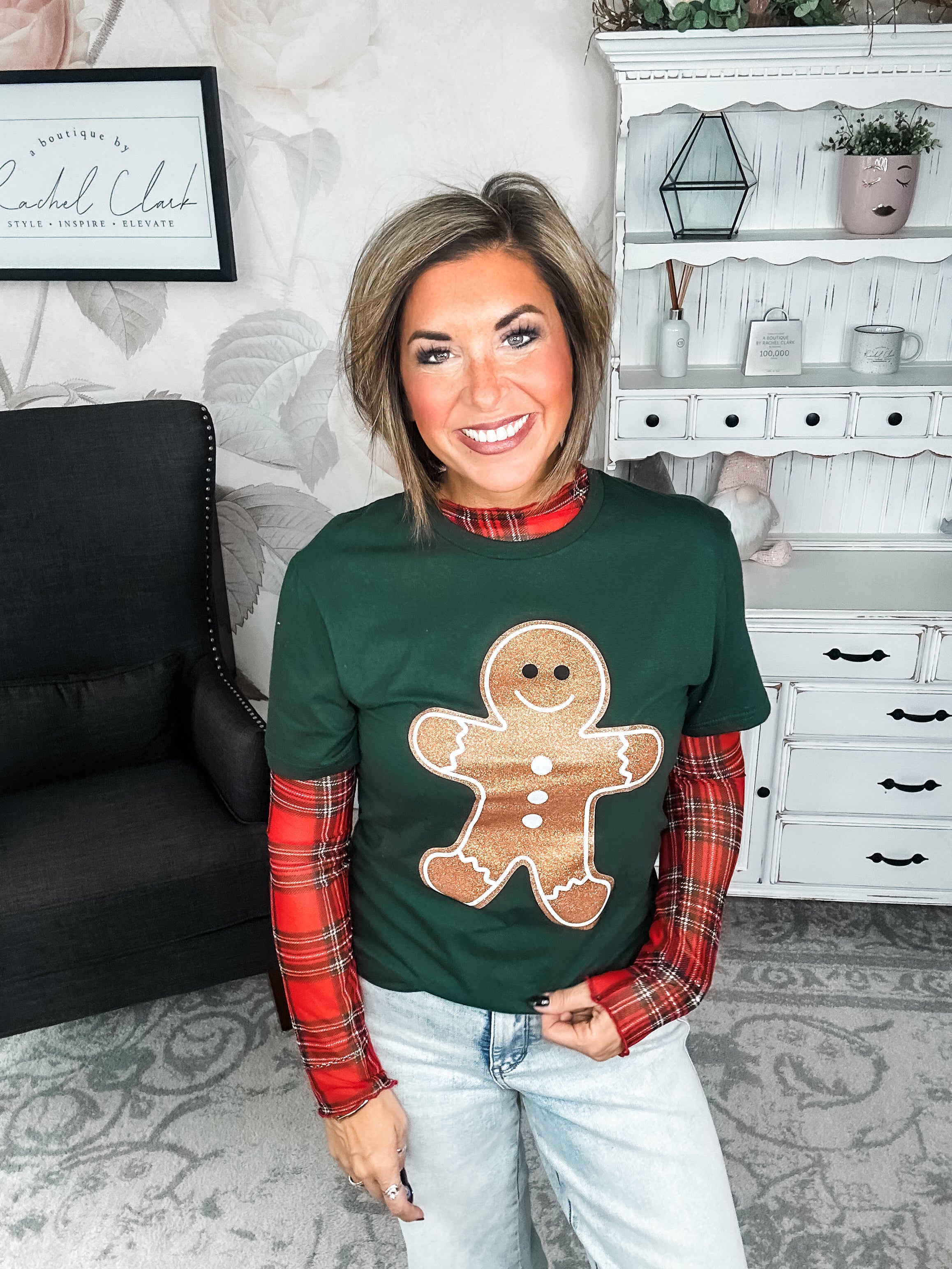 Glitter Gingy Graphic Tee