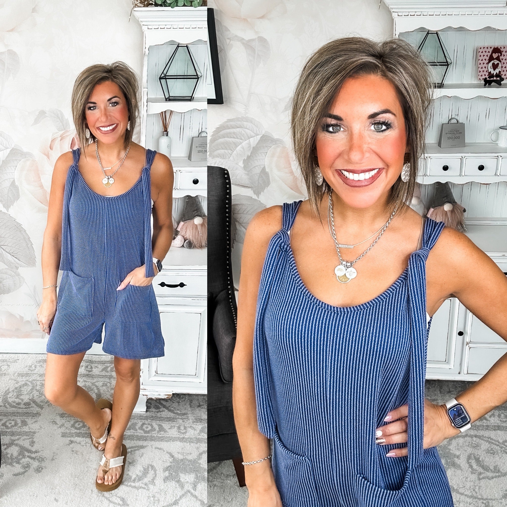 Time To Rock That Ribbed Romper