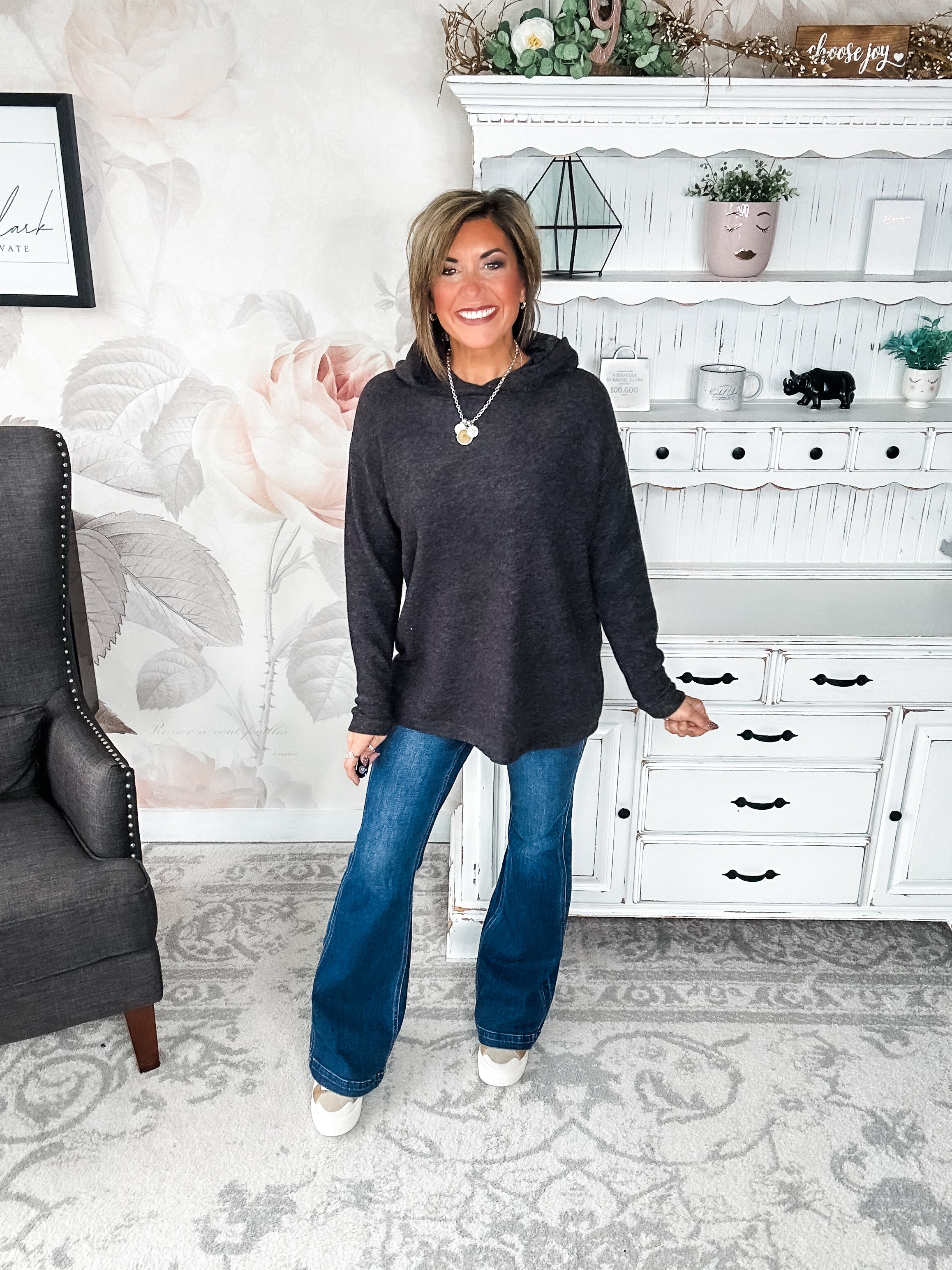 BLACK FRIDAY EXCLUSIVE - Shop Til Sunrise Sweater- Black