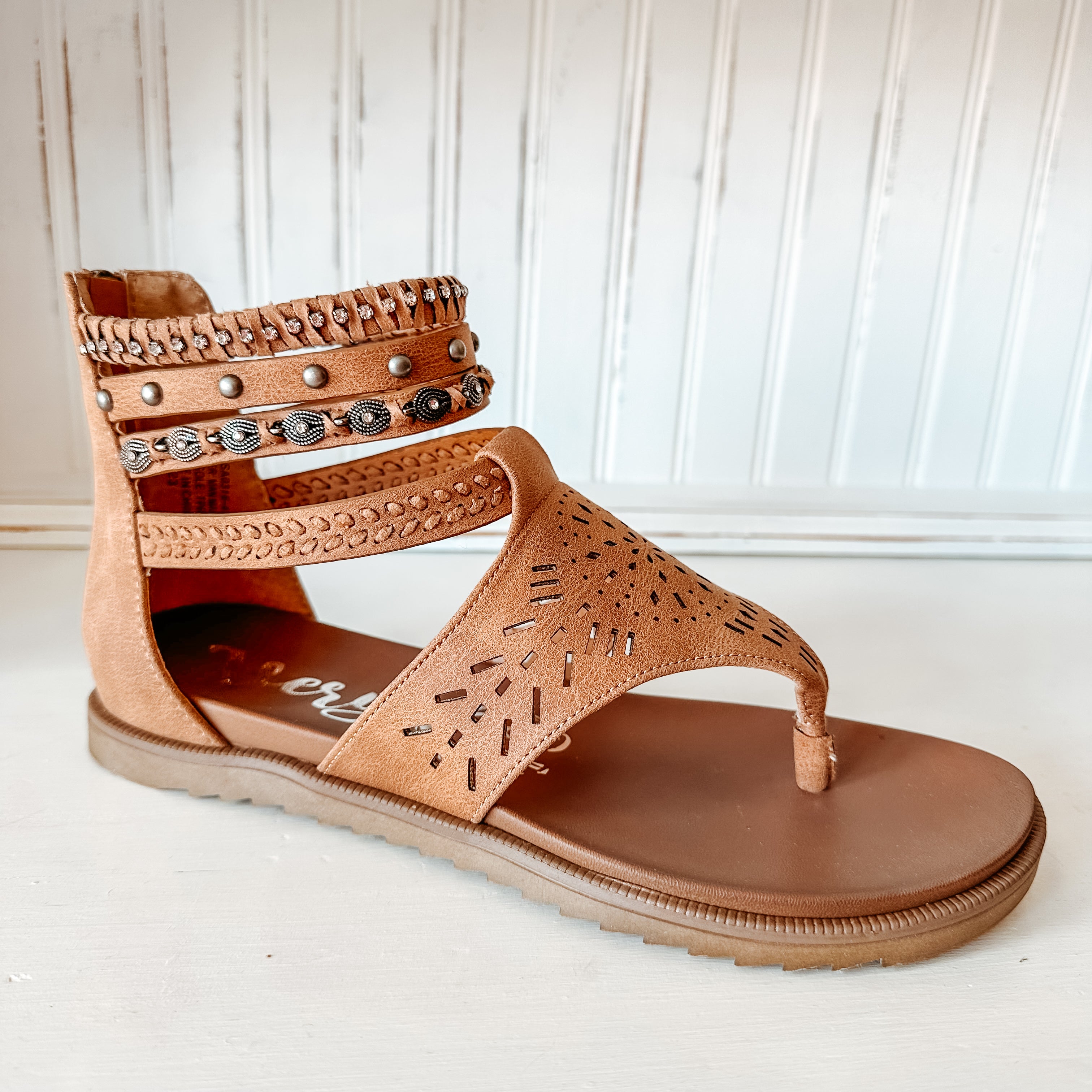 Mazey Sandal - Nude