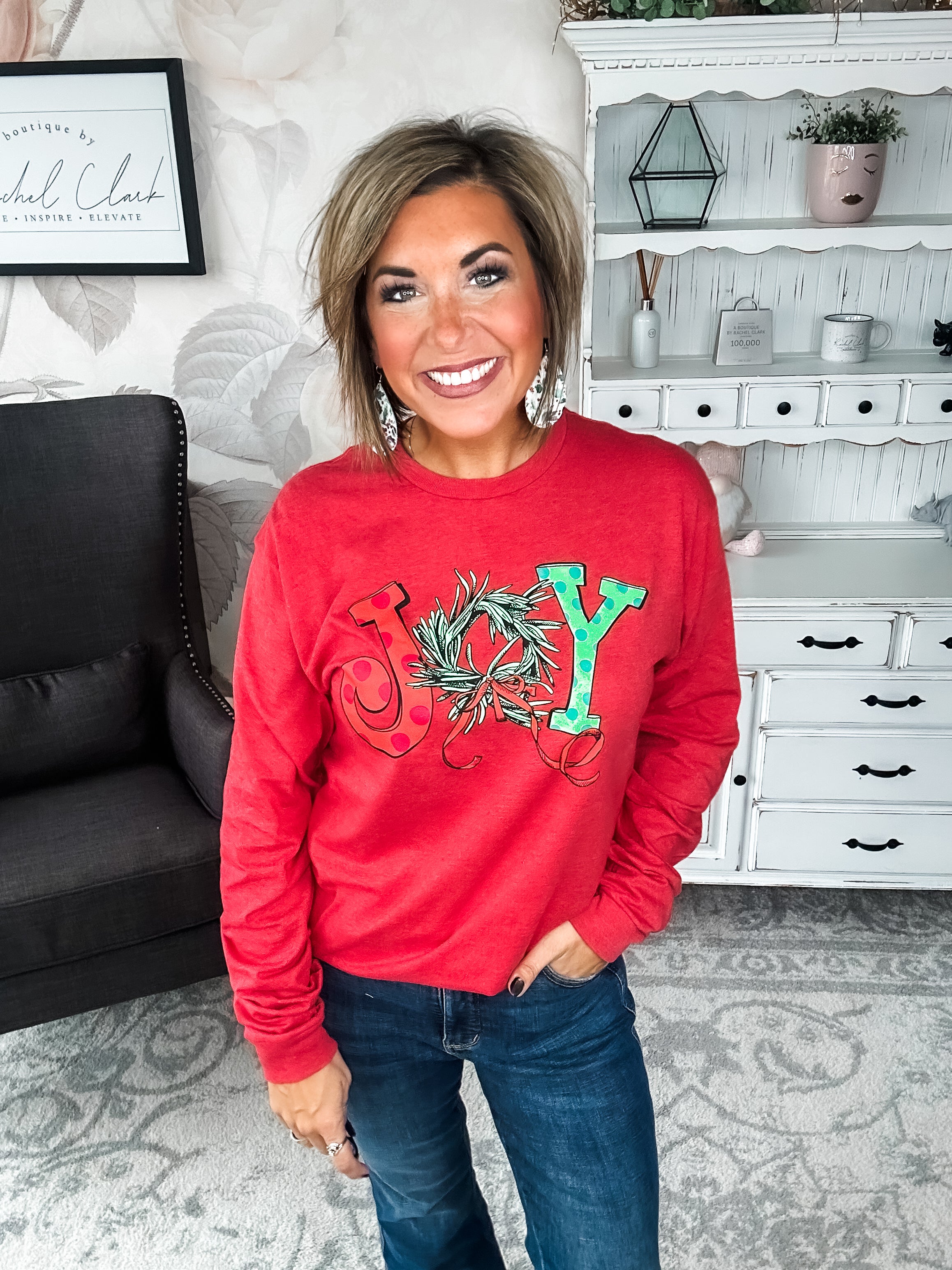 Joy Long Sleeve Graphic Tee