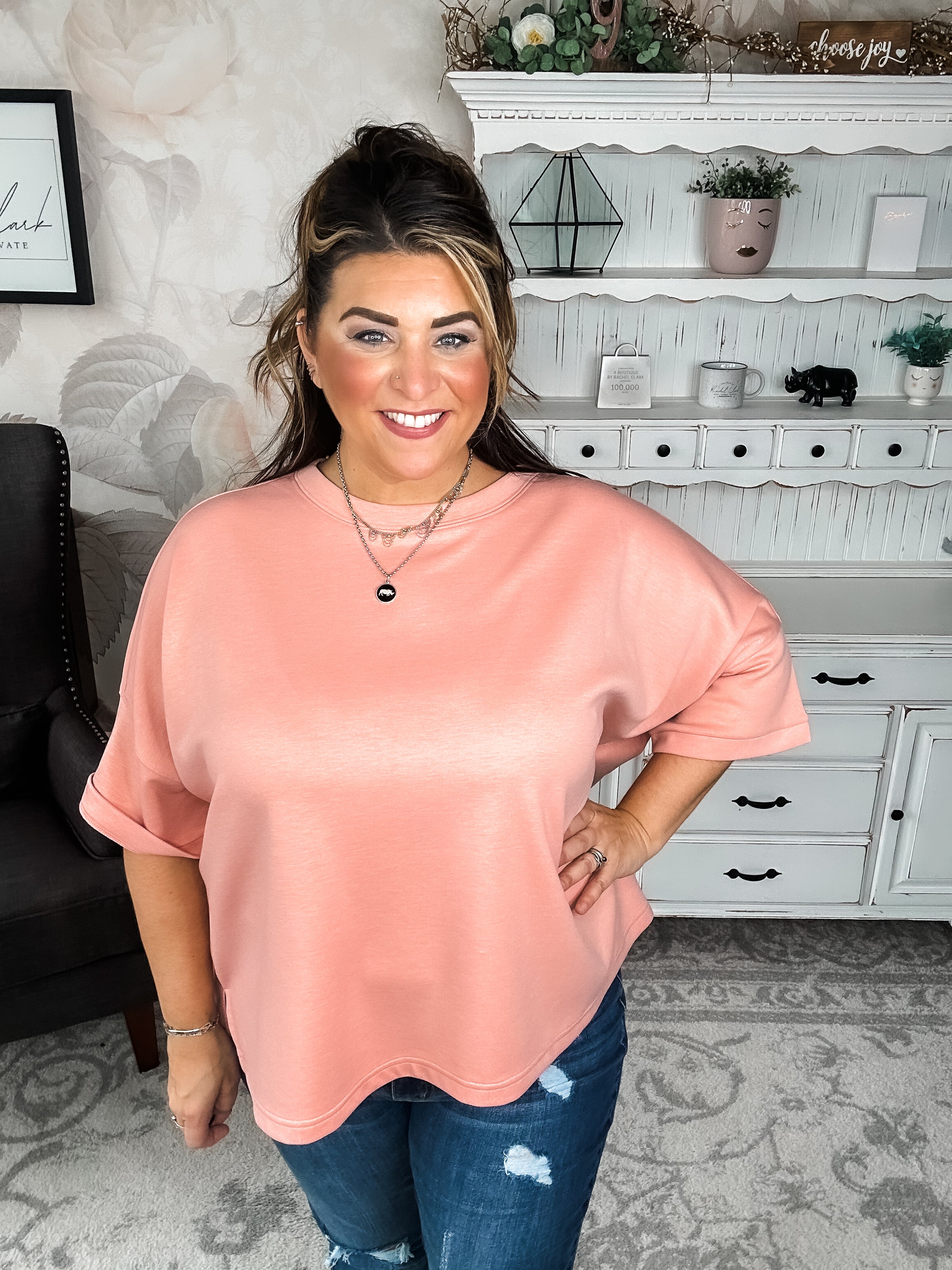 Nightfall Nomad Pullover - Tan Rose