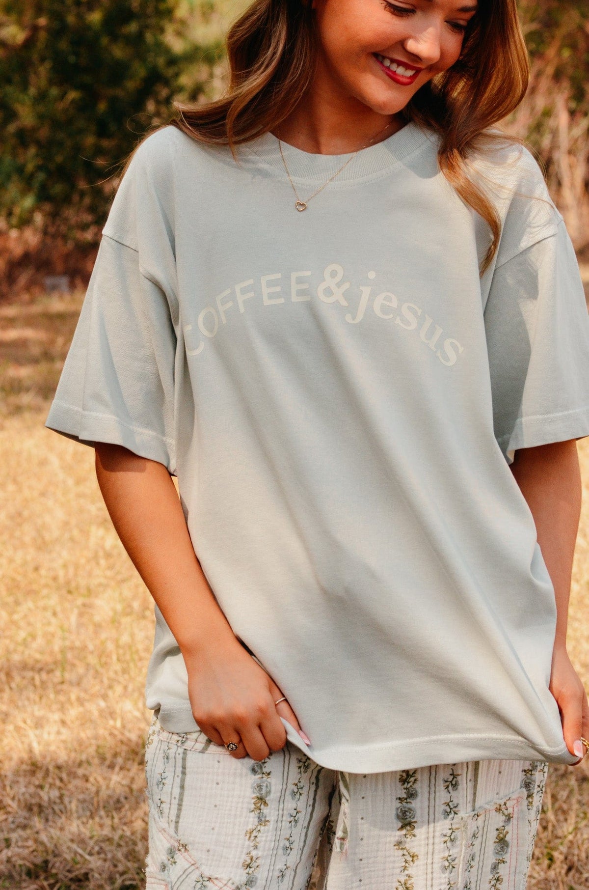 Coffee & Jesus Mock Tee *ONLINE EXCLUSIVE*