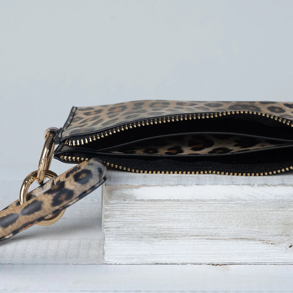 Hands Free Wristlet with Bangle Keychain (4 color options!)