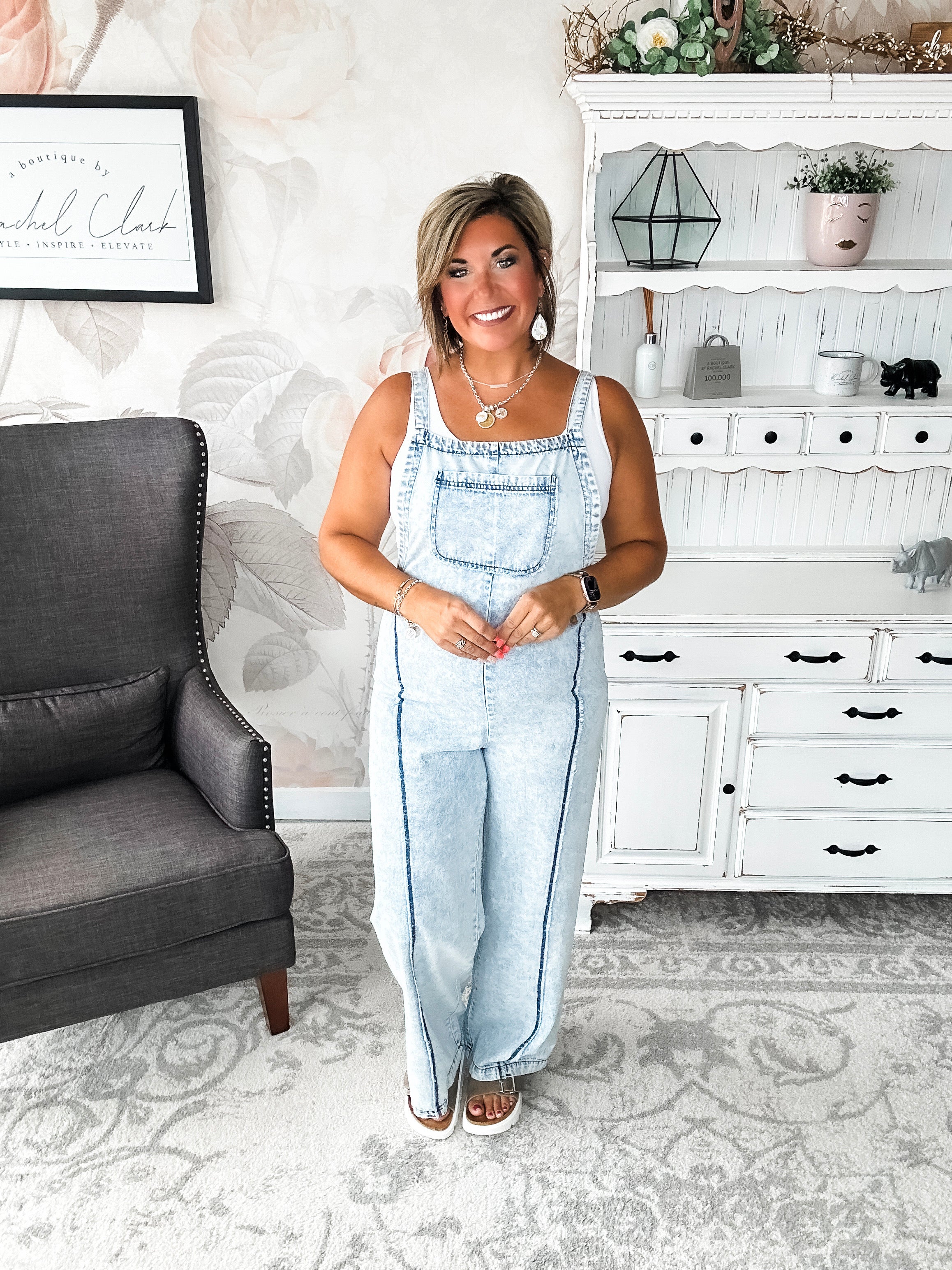 Repeat The Past Denim Jumpsuit Overalls