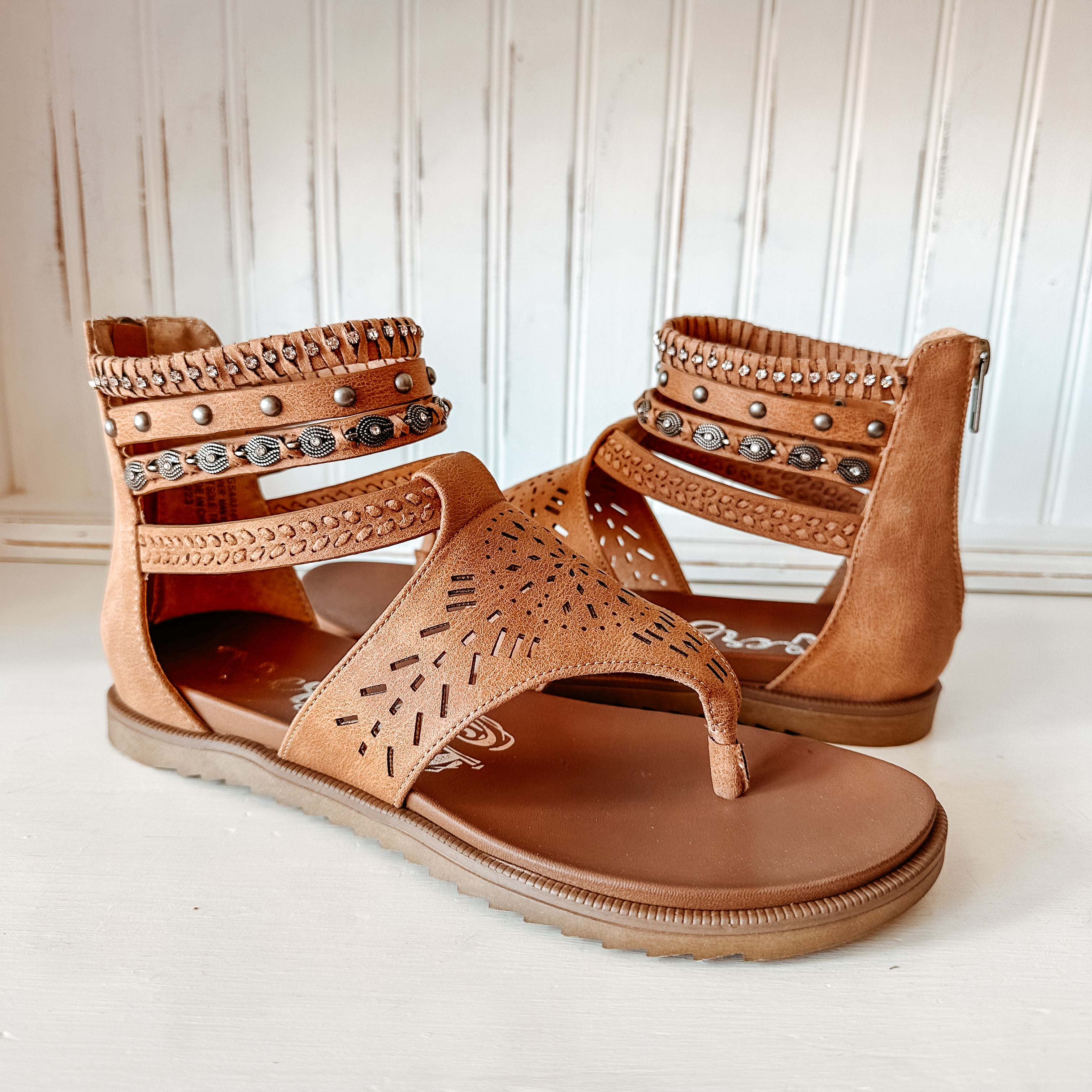 Mazey Sandal - Nude