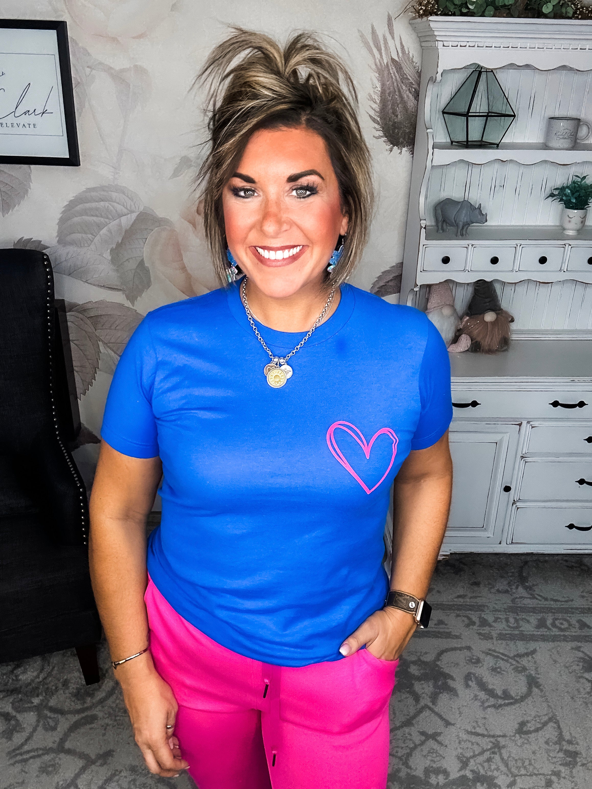 Classy On The Weekend Set - Hot Pink