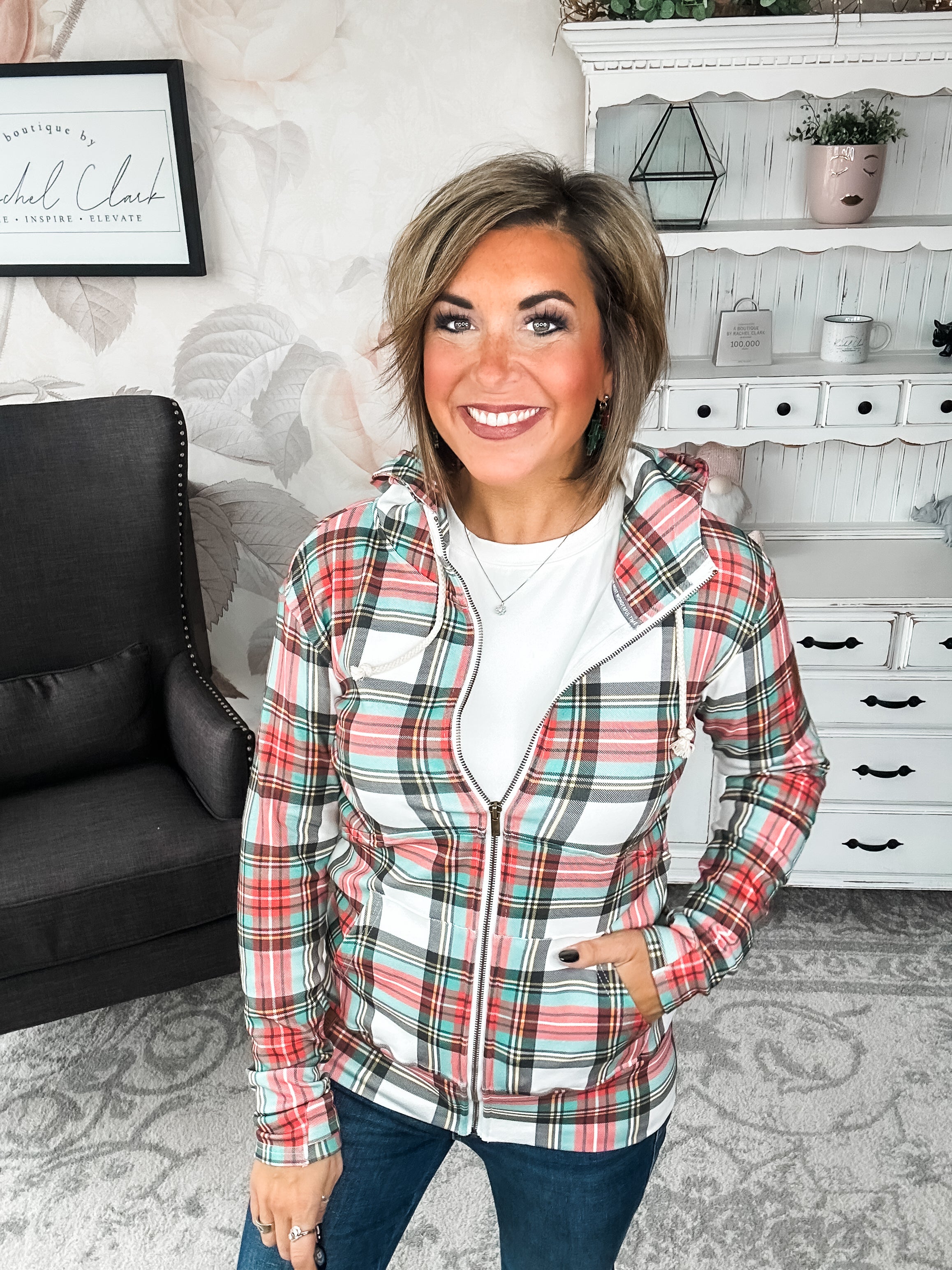 Ampersand Avenue Fullzip Sweatshirt - Warm Wishes