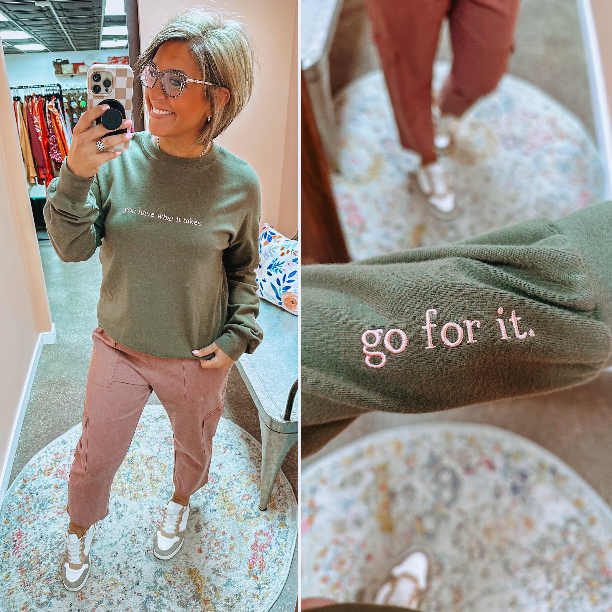 Ampersand Avenue University Pullover - What It Takes