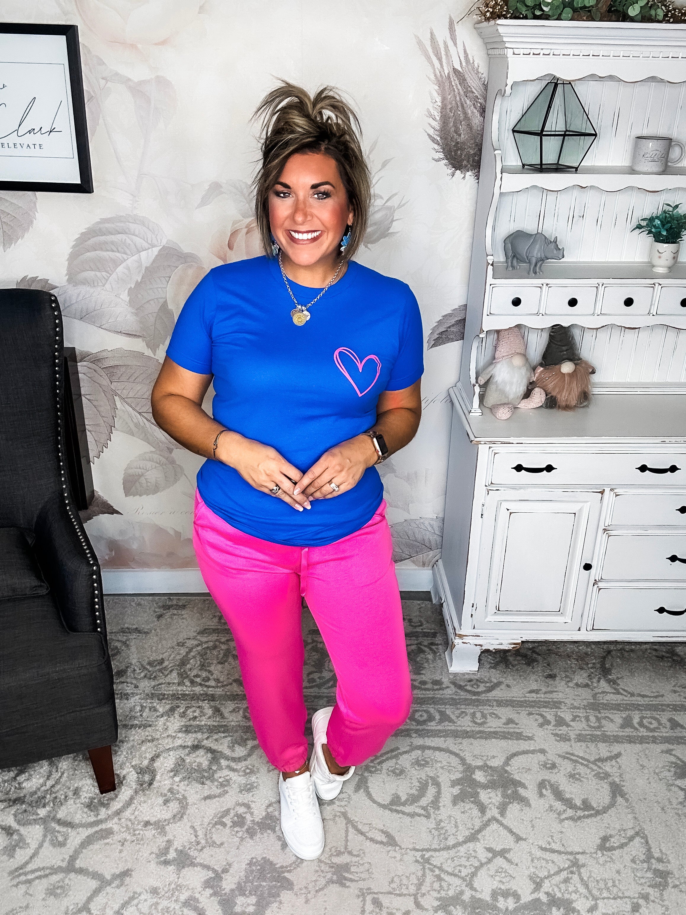 Classy On The Weekend Set - Hot Pink