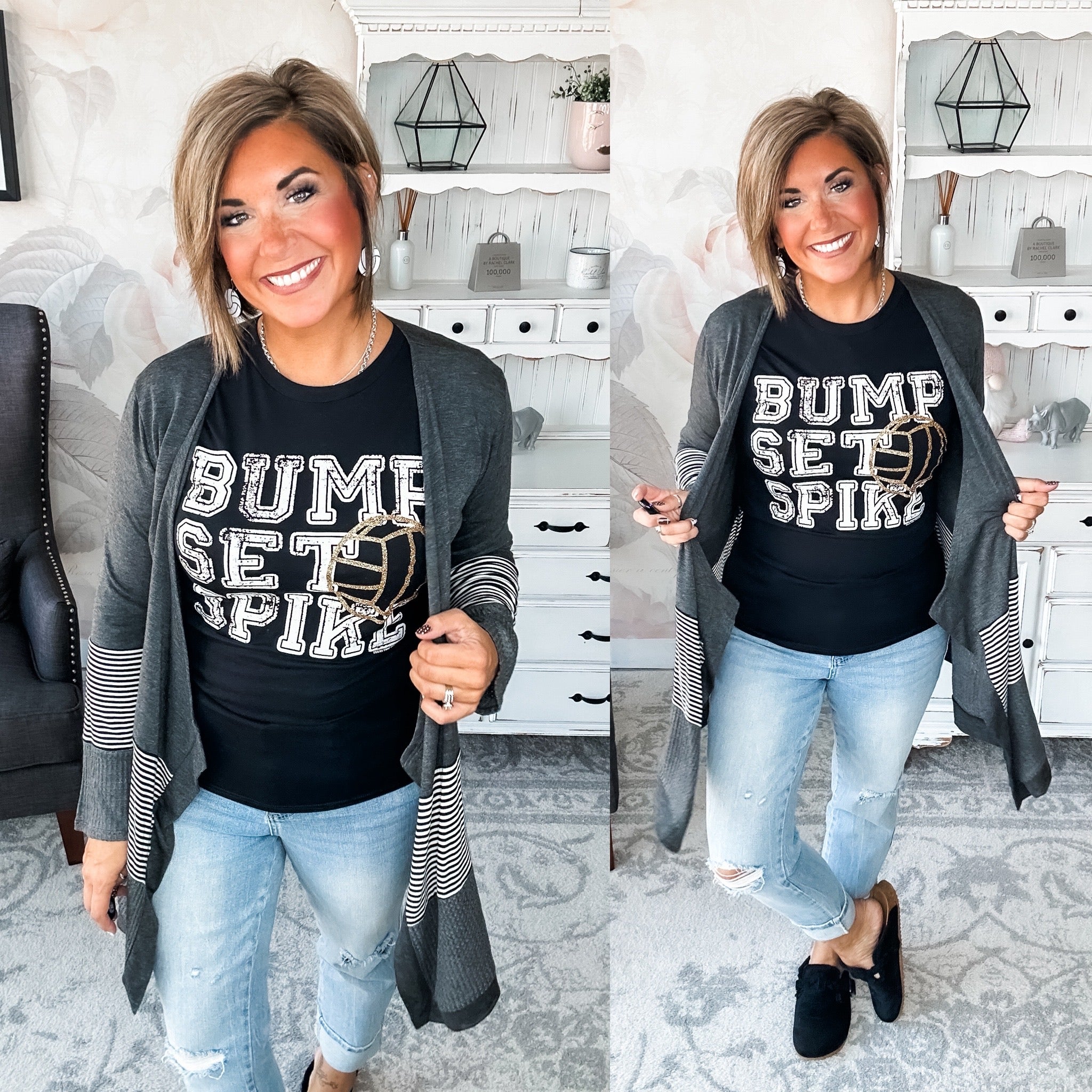 Bump, Set, Spike Graphic Tee
