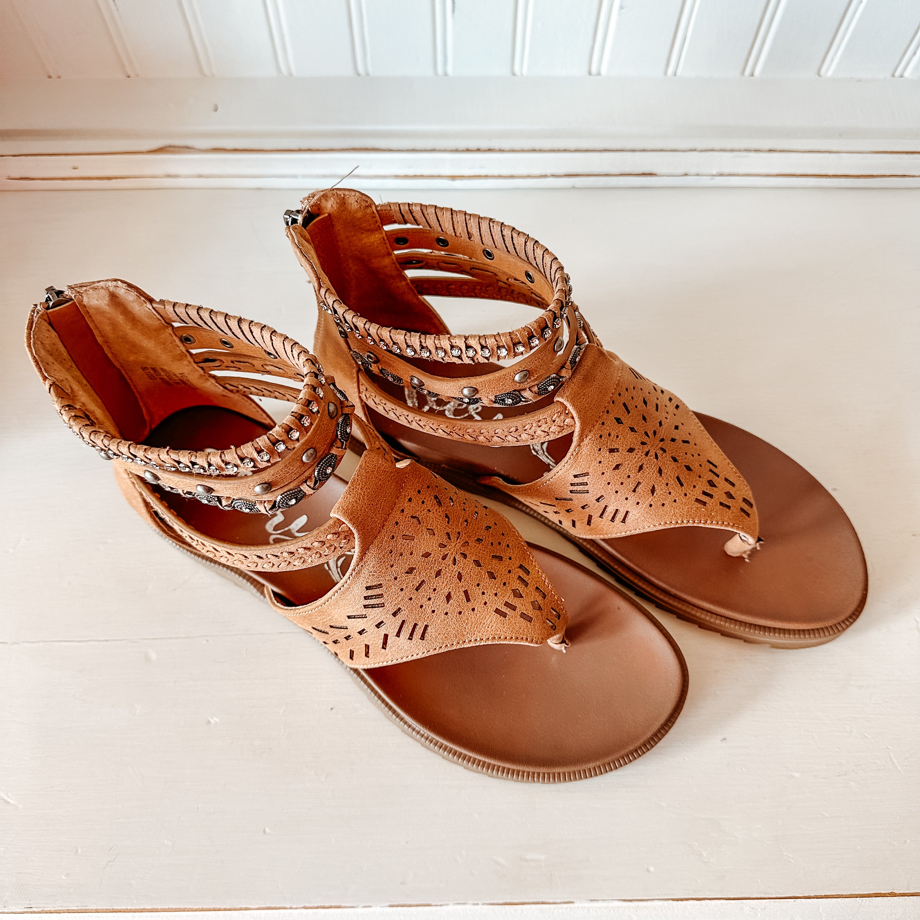 Mazey Sandal - Nude