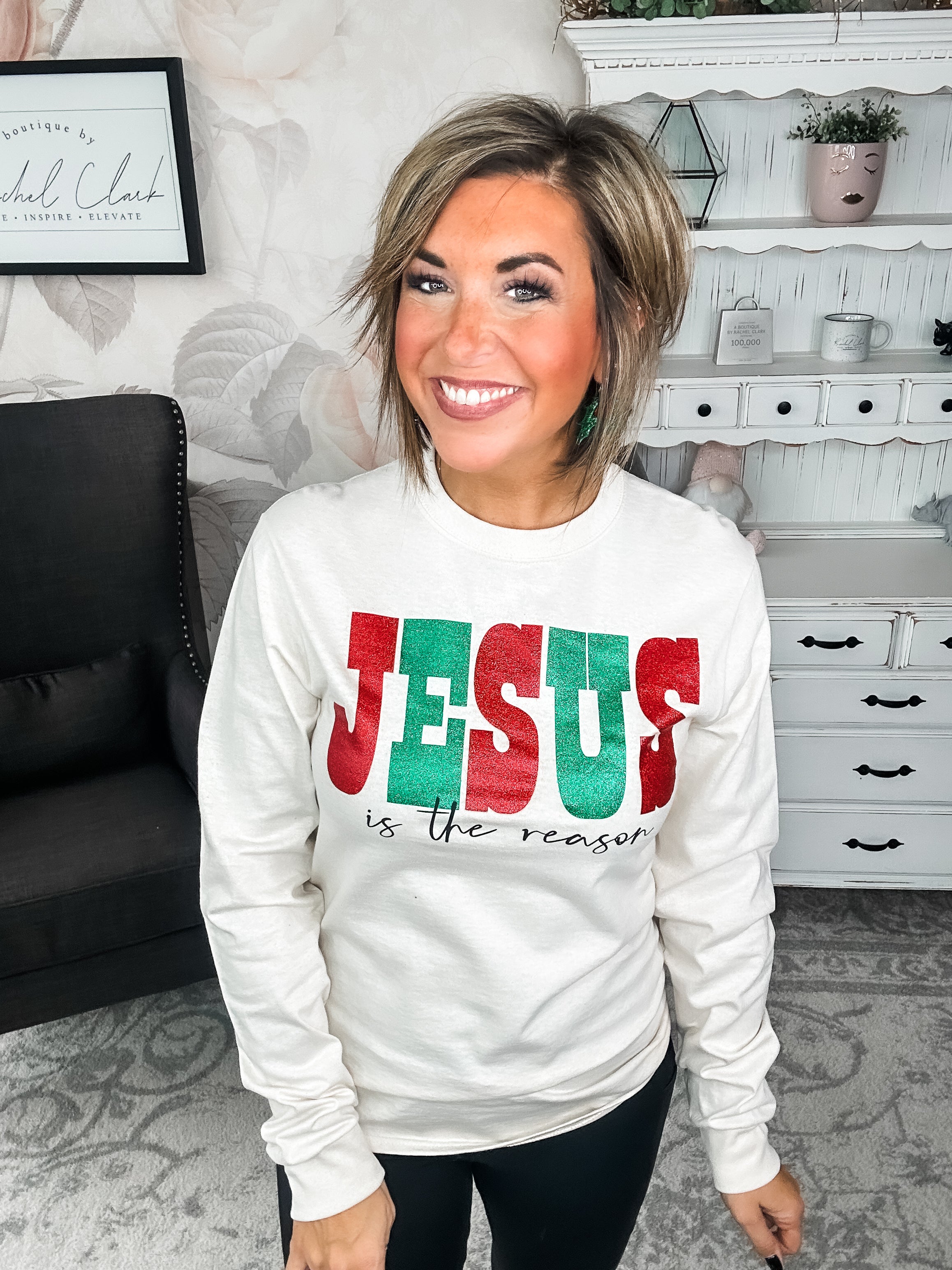 Jesus Is The Reason Long Sleeve Graphic Tee
