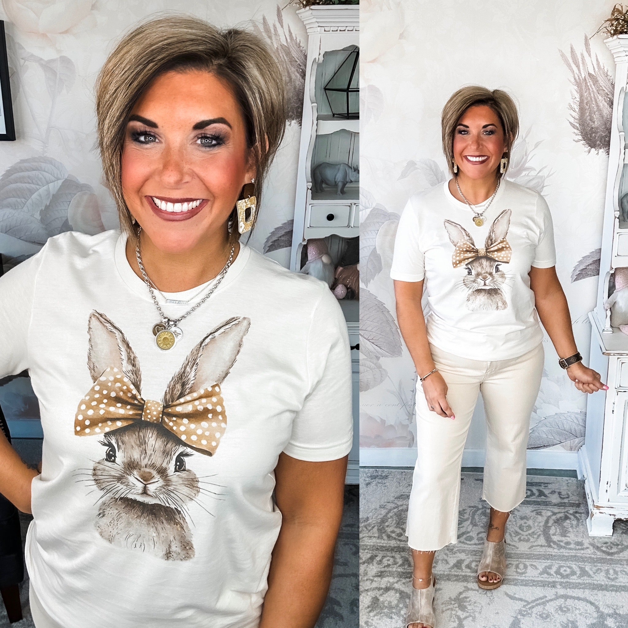 Boho Bunny Graphic Tee