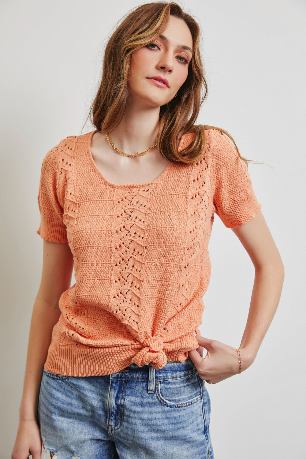 No More Words Knit Top
