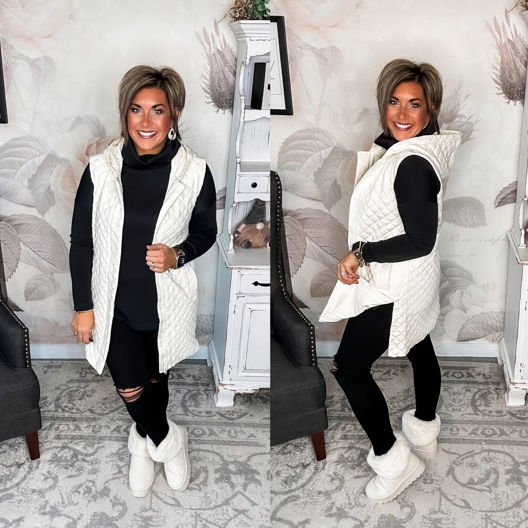 Gonna Move On Quilted Vest