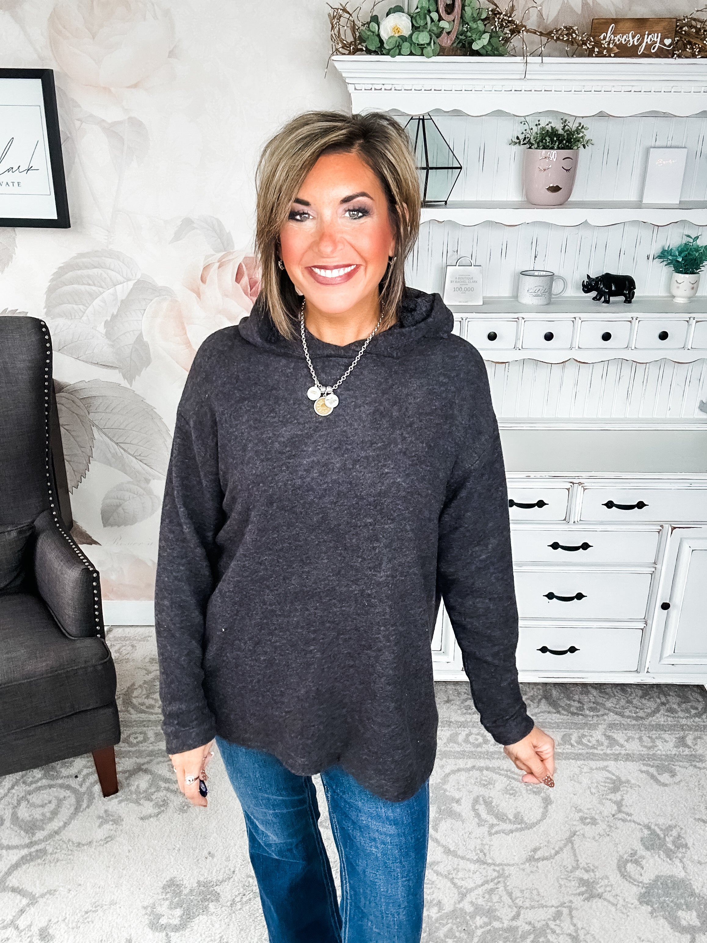 Shop Til Sunrise Sweater- Black