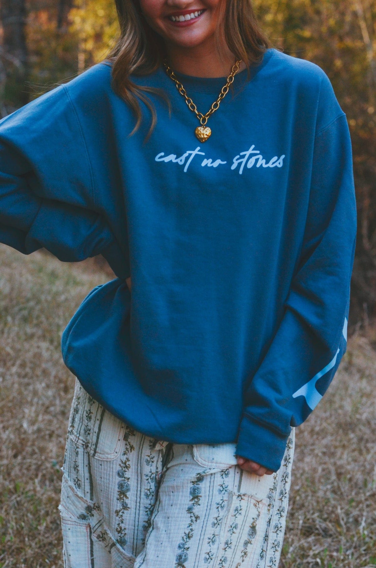 Forgiven Blue Sweatshirt *ONLINE EXCLUSIVE*