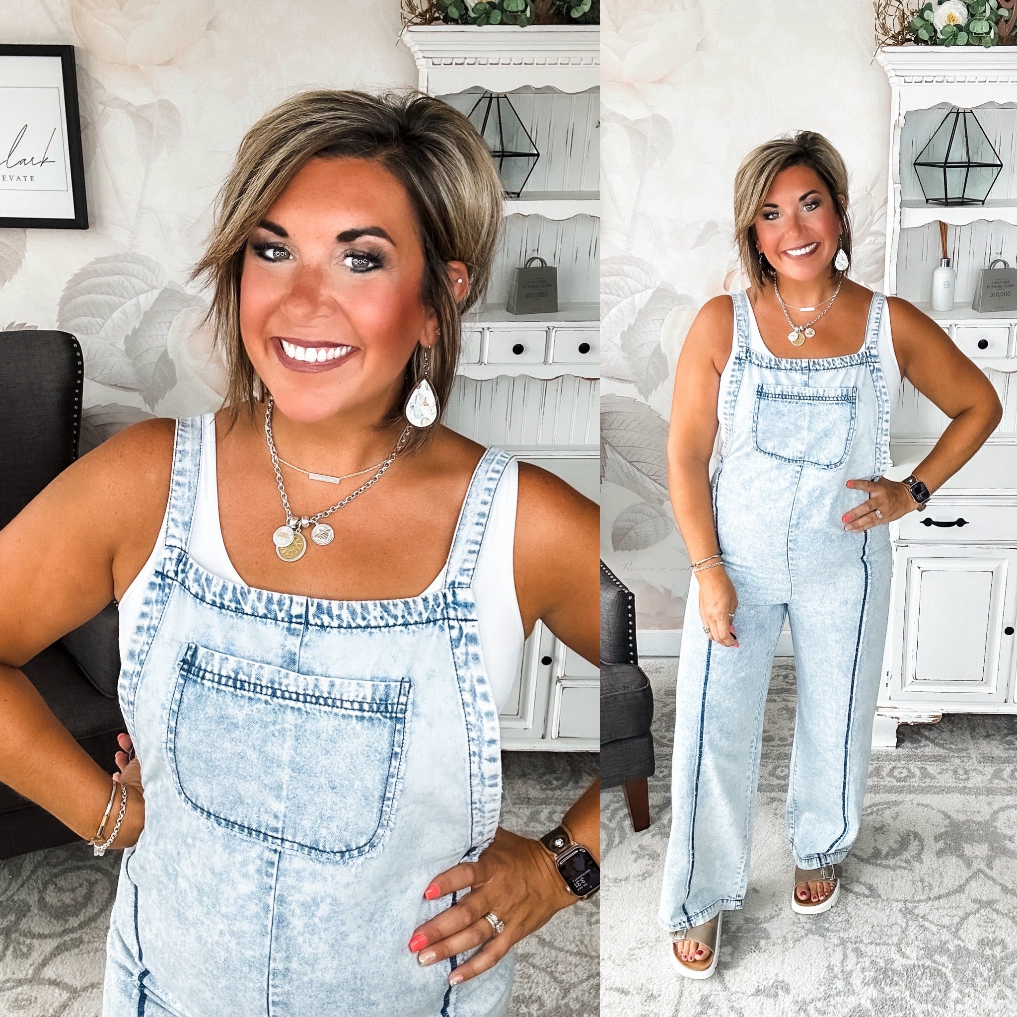 Repeat The Past Denim Jumpsuit Overalls