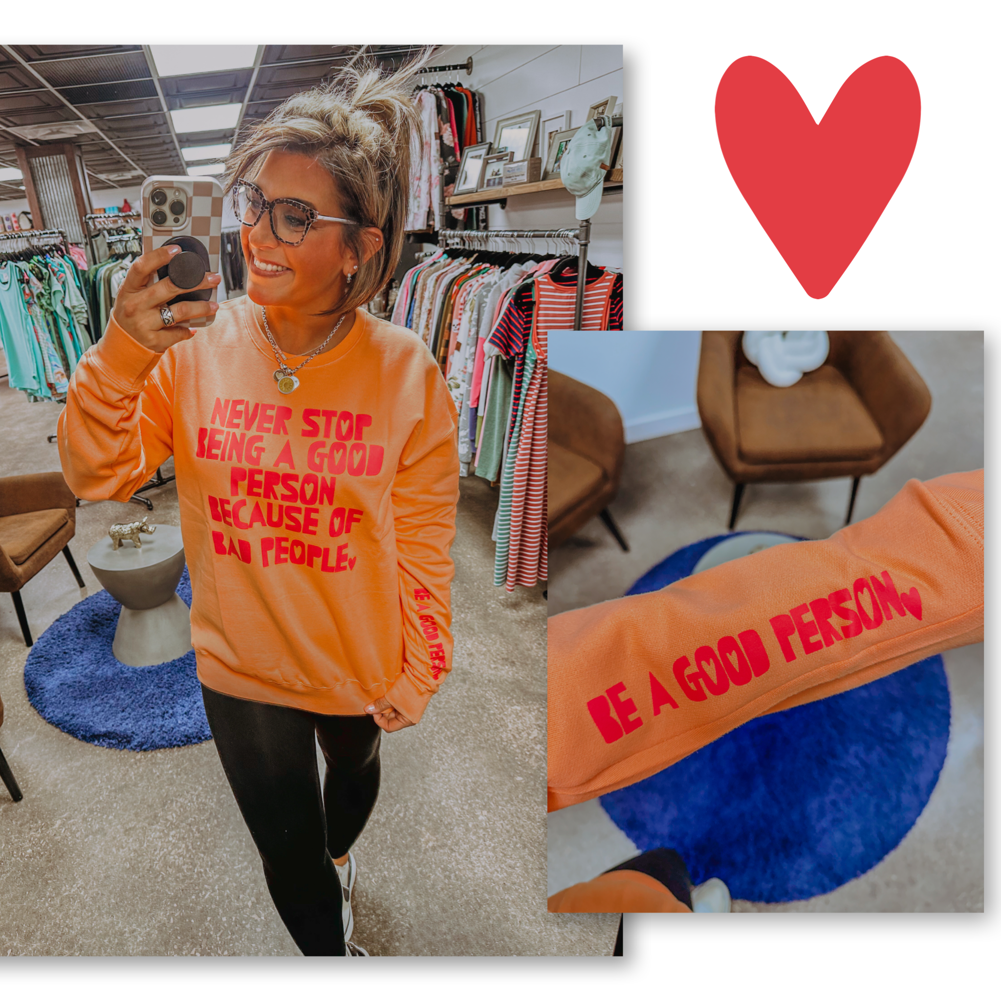 Be A Good Person Pullover Sweatshirt