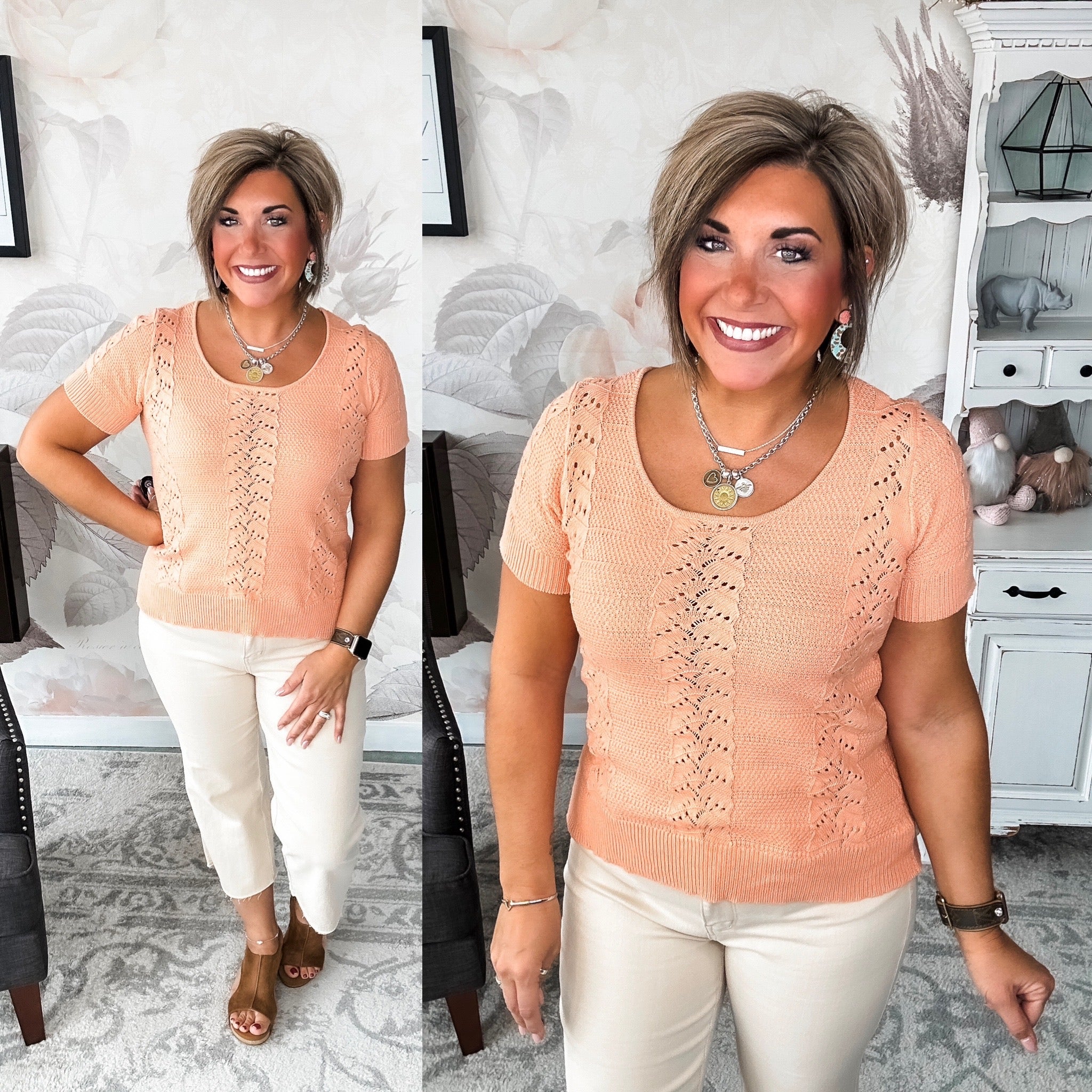 No More Words Knit Top