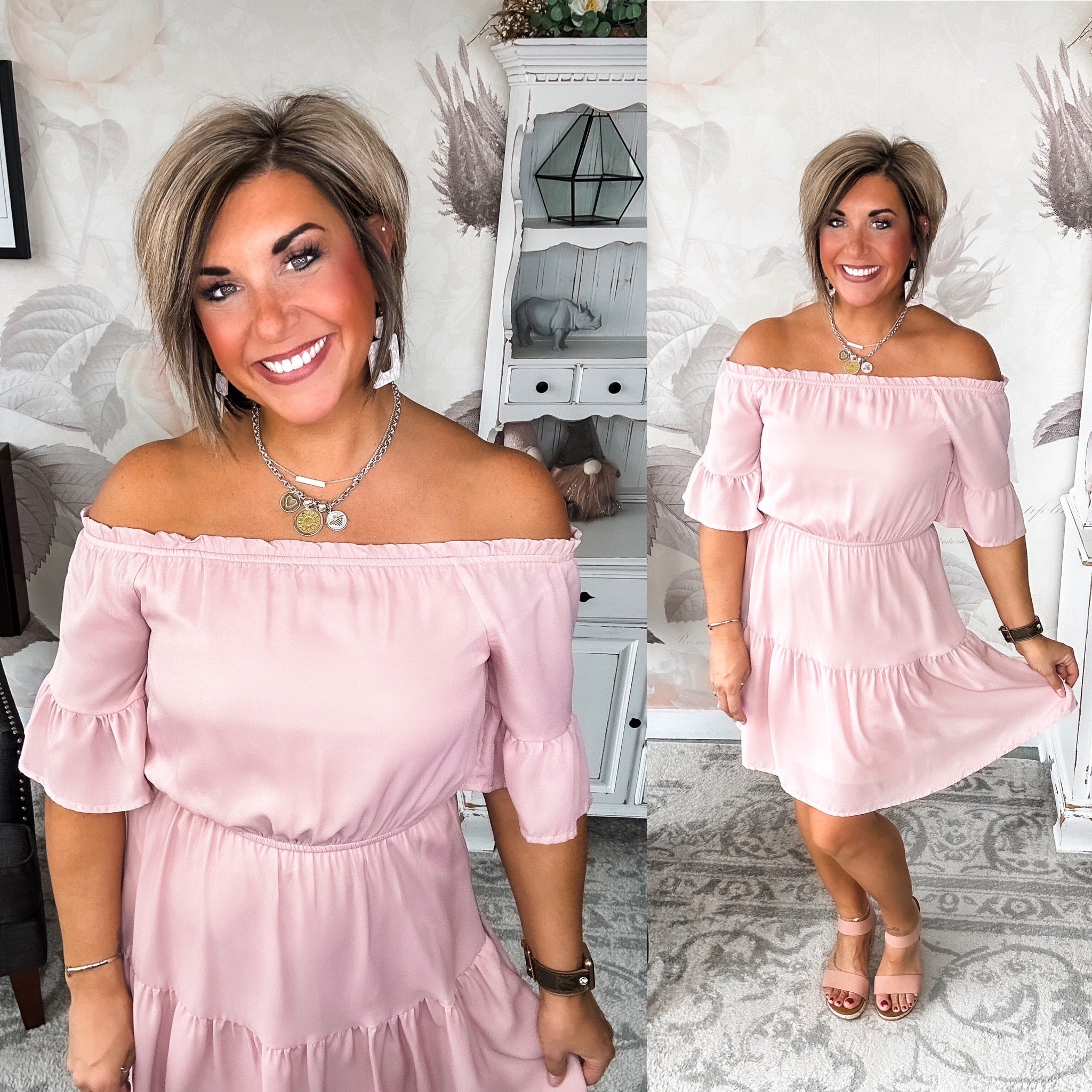 Set Me Free Dress - Mauve