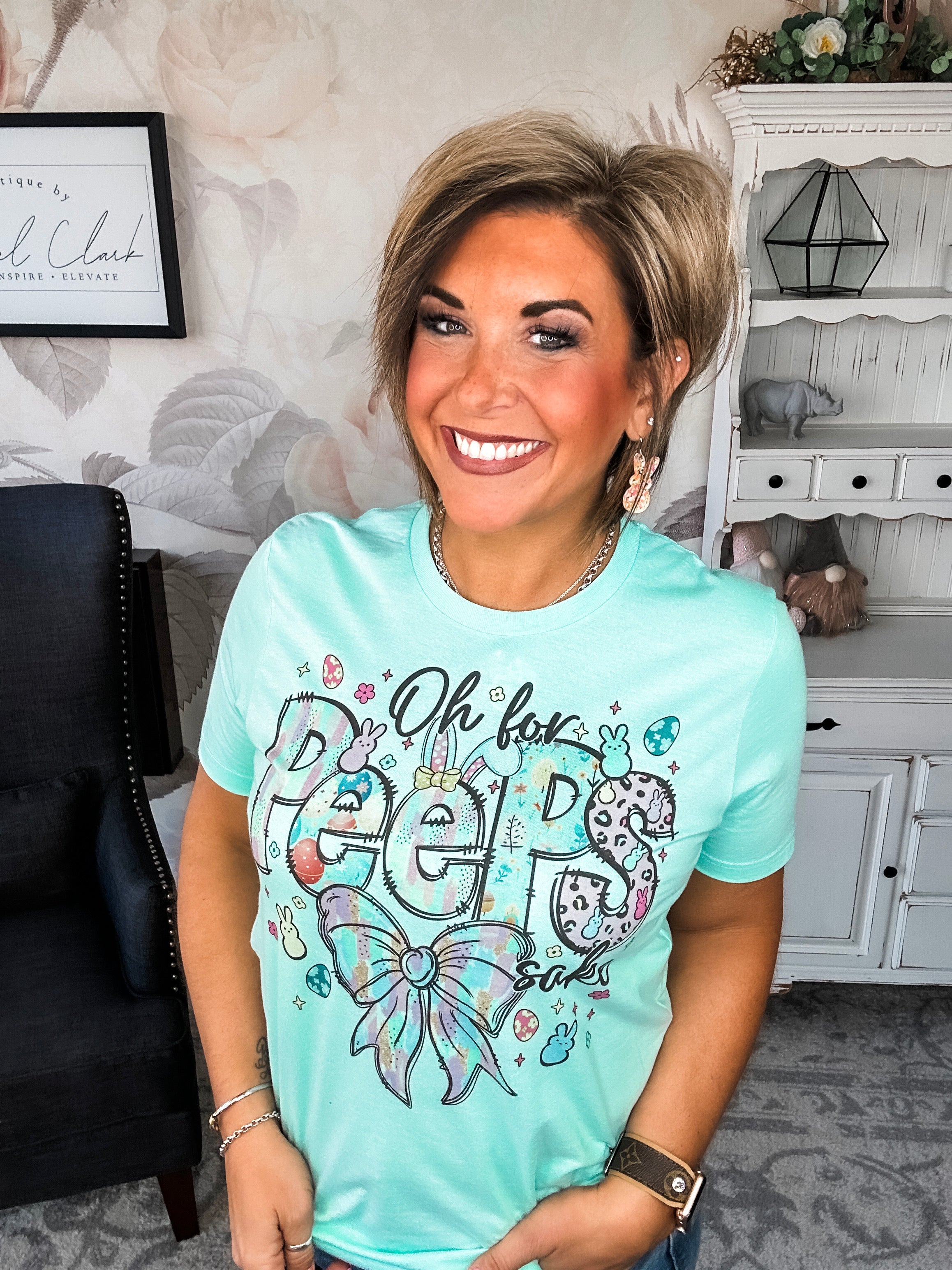 For Peeps Sake Mint Graphic Tee