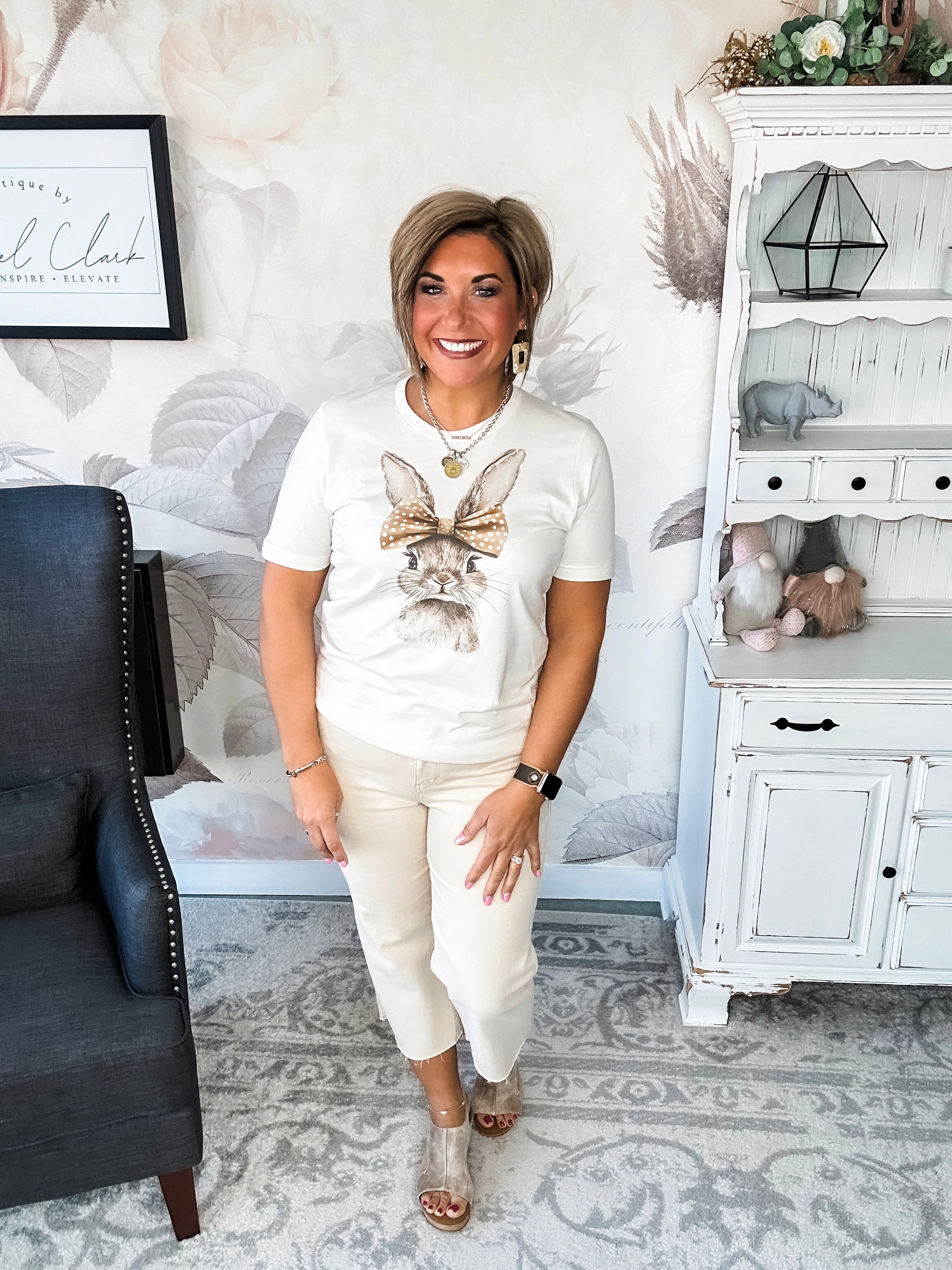 Boho Bunny Graphic Tee