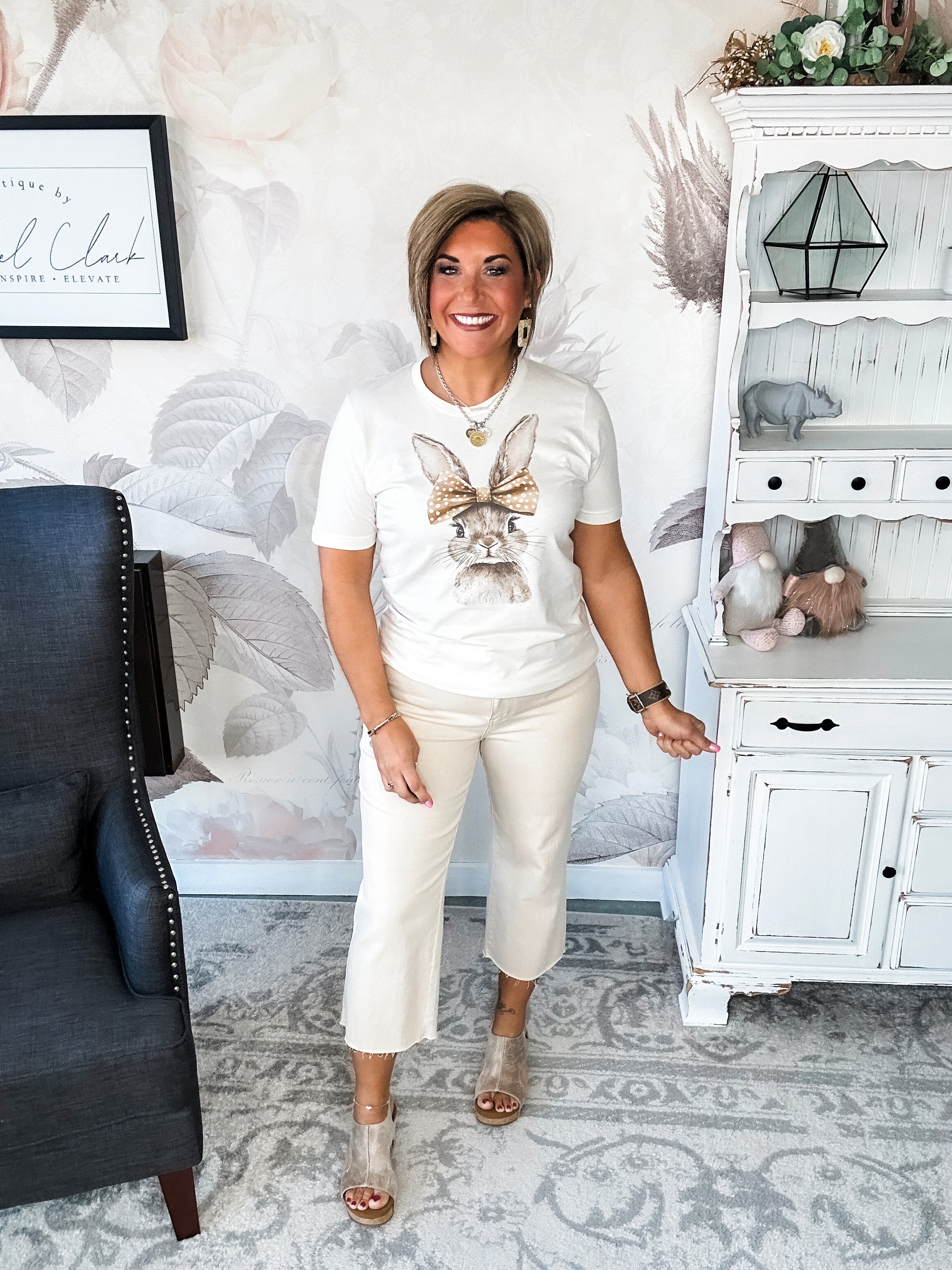 Boho Bunny Graphic Tee