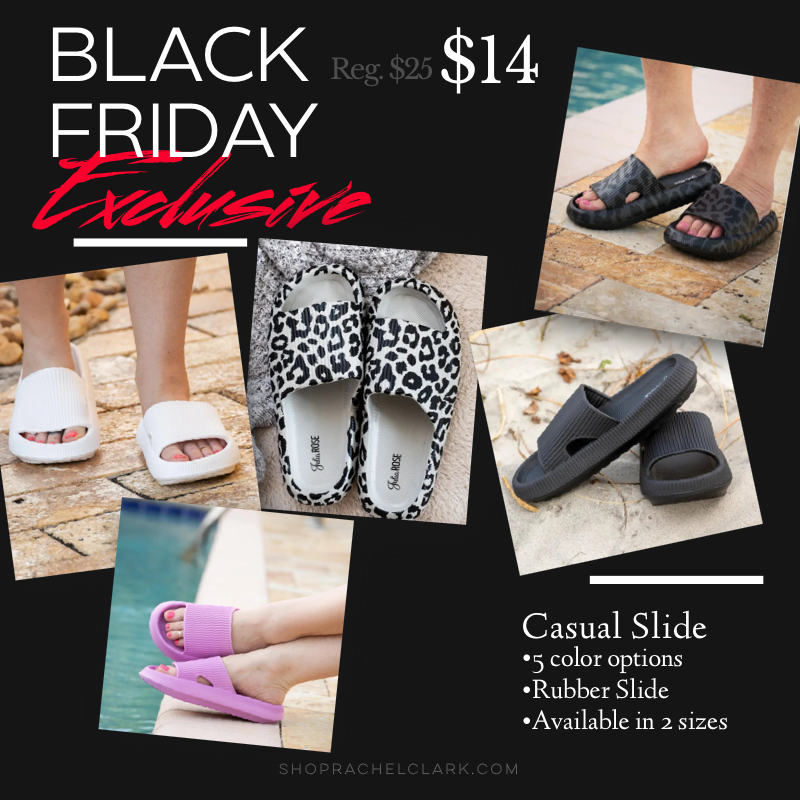 BLACK FRIDAY EXCLUSIVE - Casual Slide - White