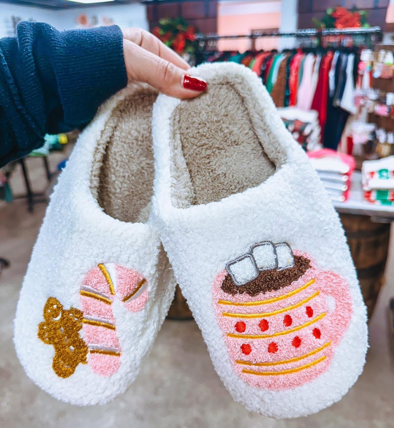 BLACK FRIDAY EXCLUSIVE - Hot Chocolate Fuzzy Fleece Slipper
