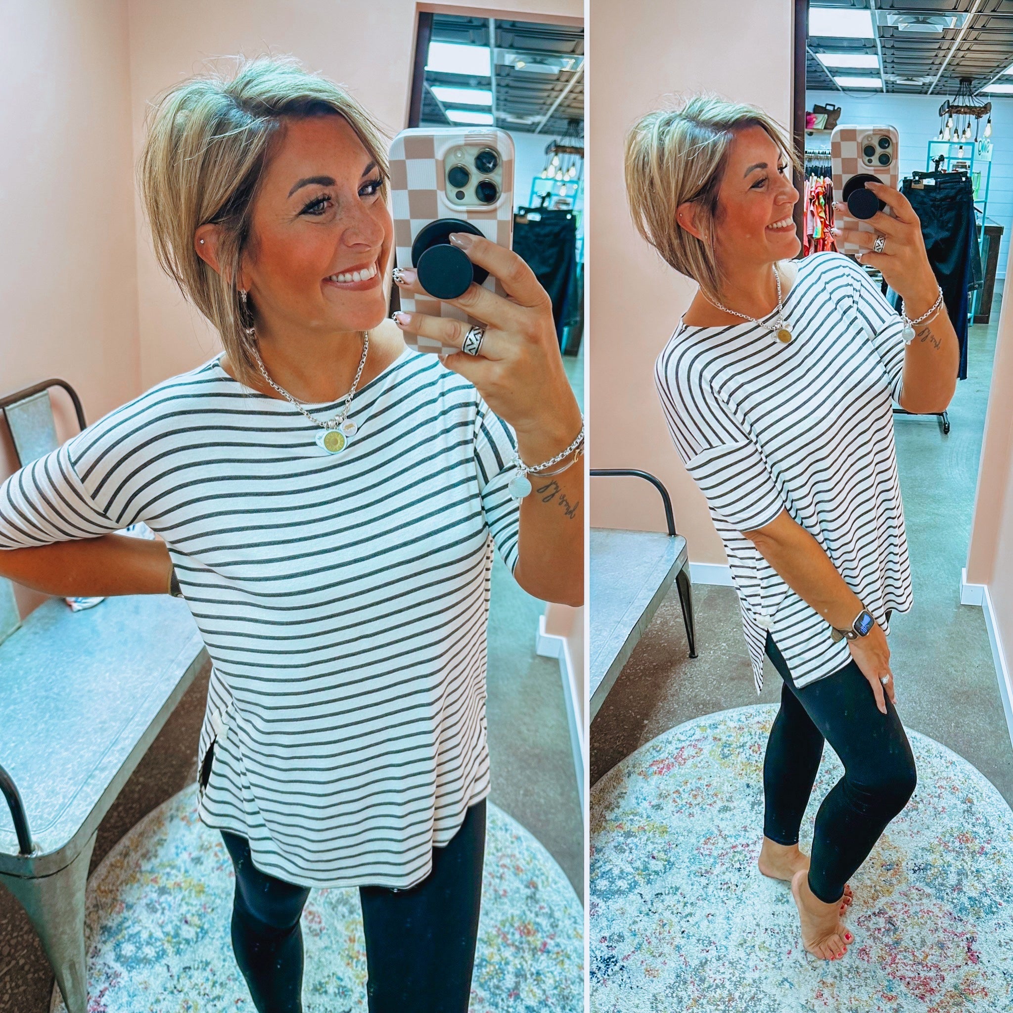 Call Me Back Tunic Top