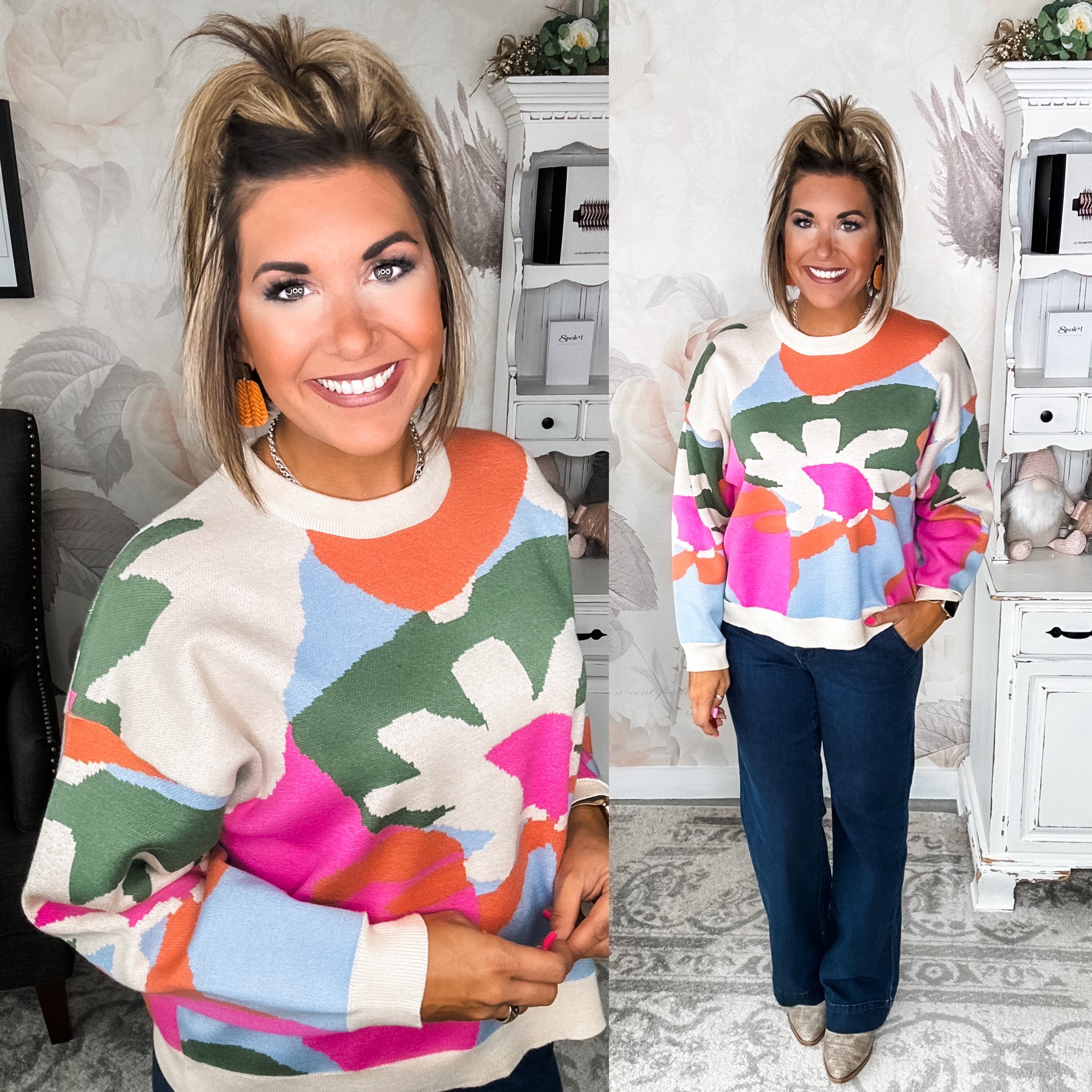 Memories of Before Floral Sweater