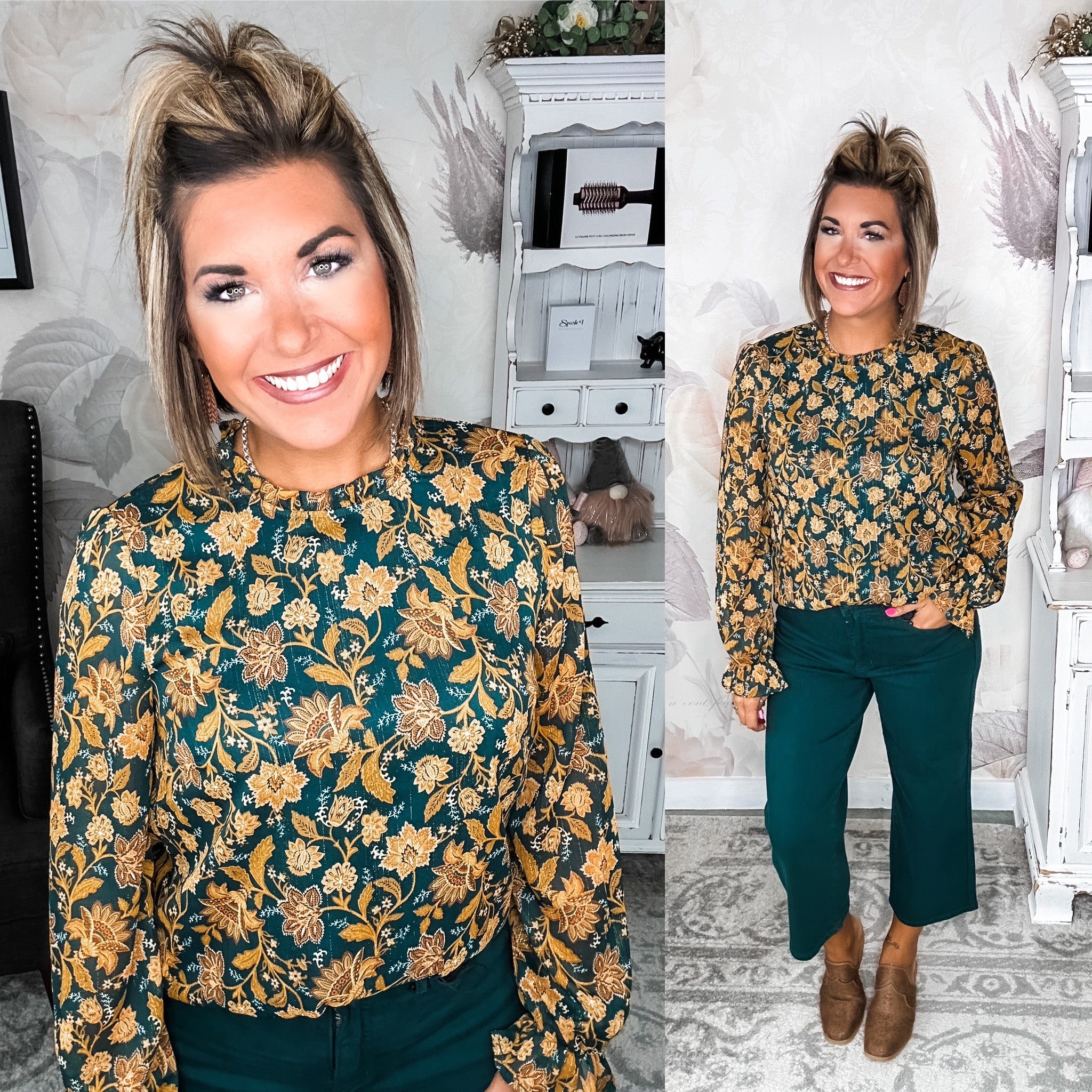 Beautiful Tomorrow Blouse - Teal