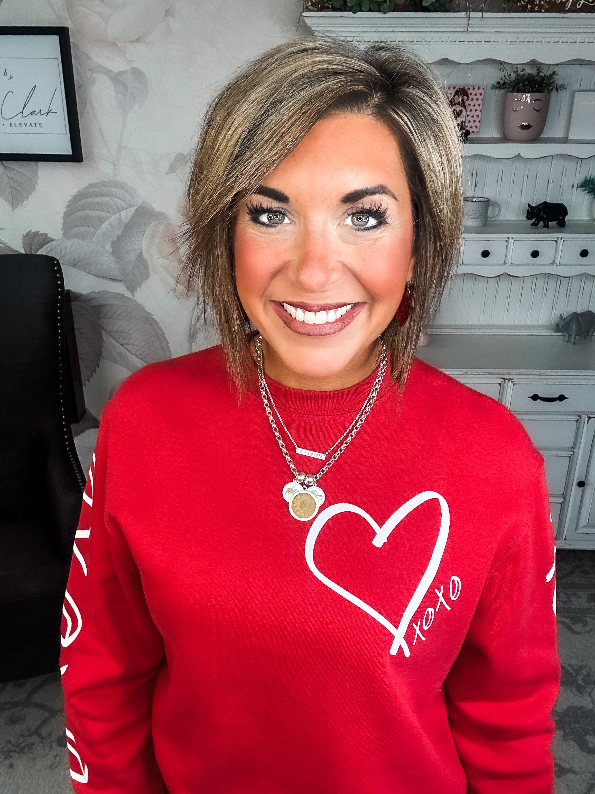 Hugs & Kisses Red Sweatshirt