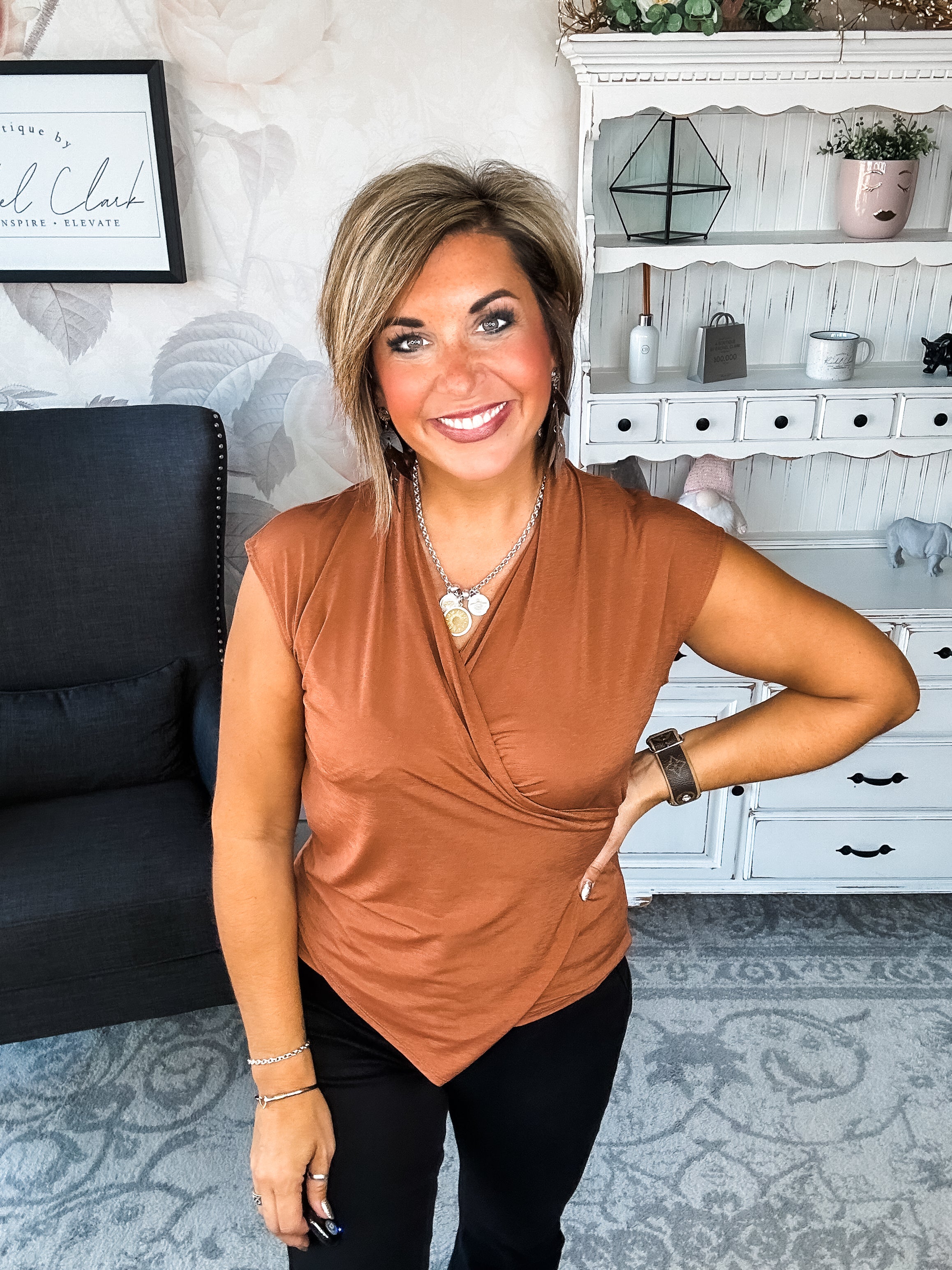 Hopefully Today Crossover Tank - Rust