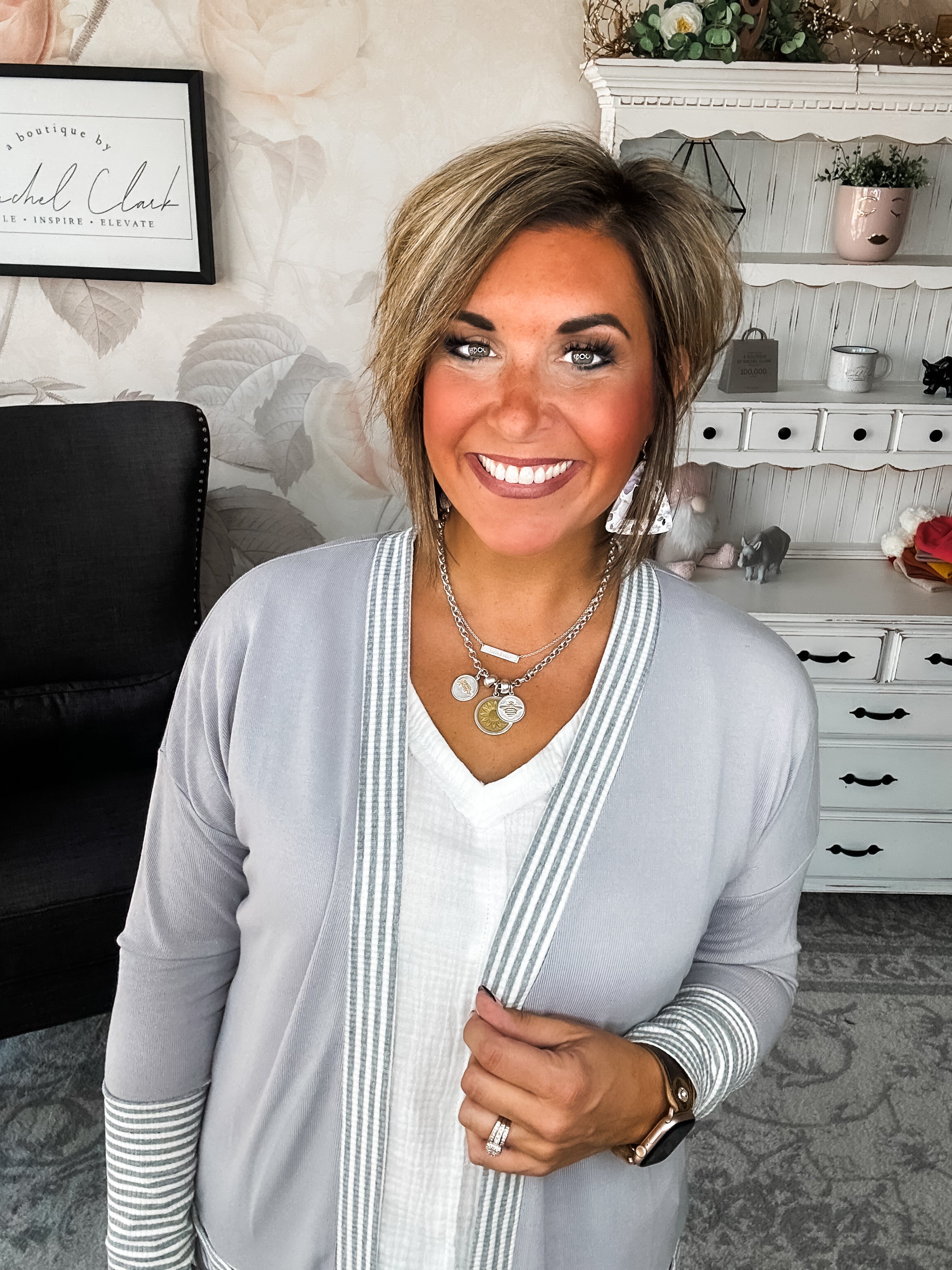 Forever Isn't Long Enough Cardigan - Grey